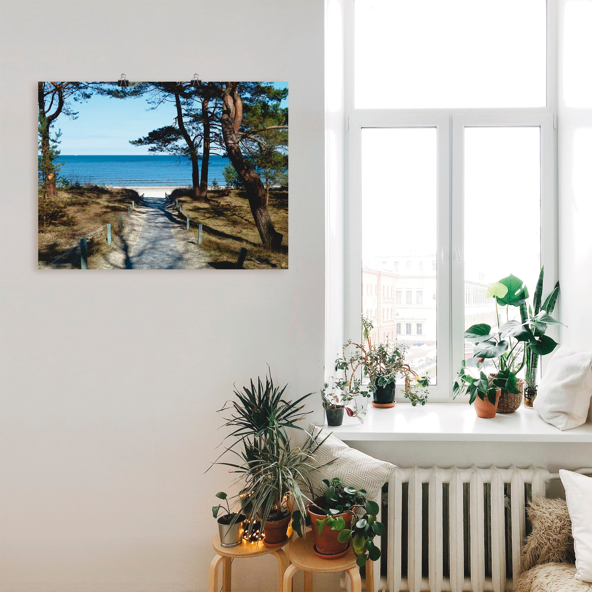 Artland Wandbild »schöne Ostseeküste«, Gewässer, (1 St.), als Leinwandbild, Poster in verschied. Größen