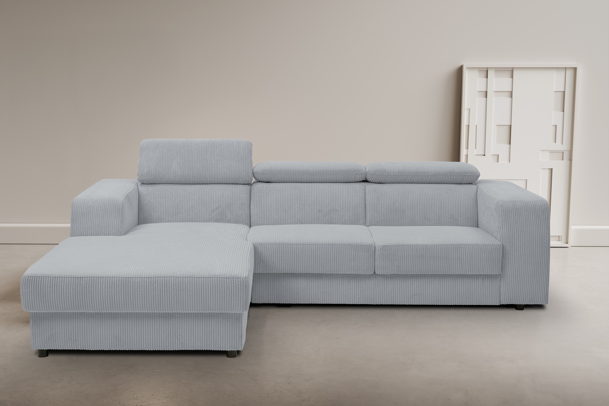 WERK2 Ecksofa »Cherry, modernes Sofa mit Komfortfunktionen, Breite 270cm, L günstig online kaufen