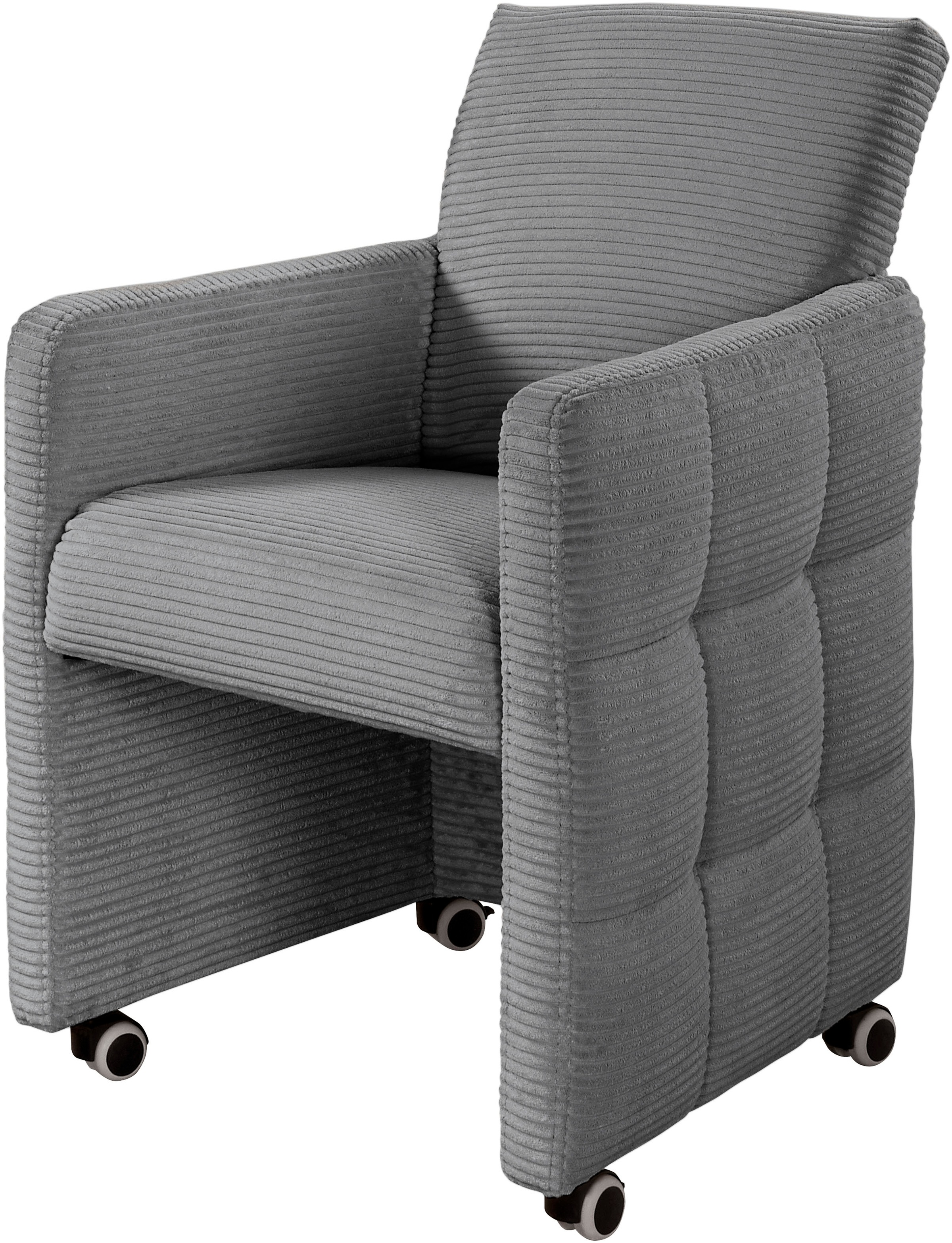 exxpo - sofa fashion Esszimmersessel »Barista, Loungesessel auf Rollen mit günstig online kaufen