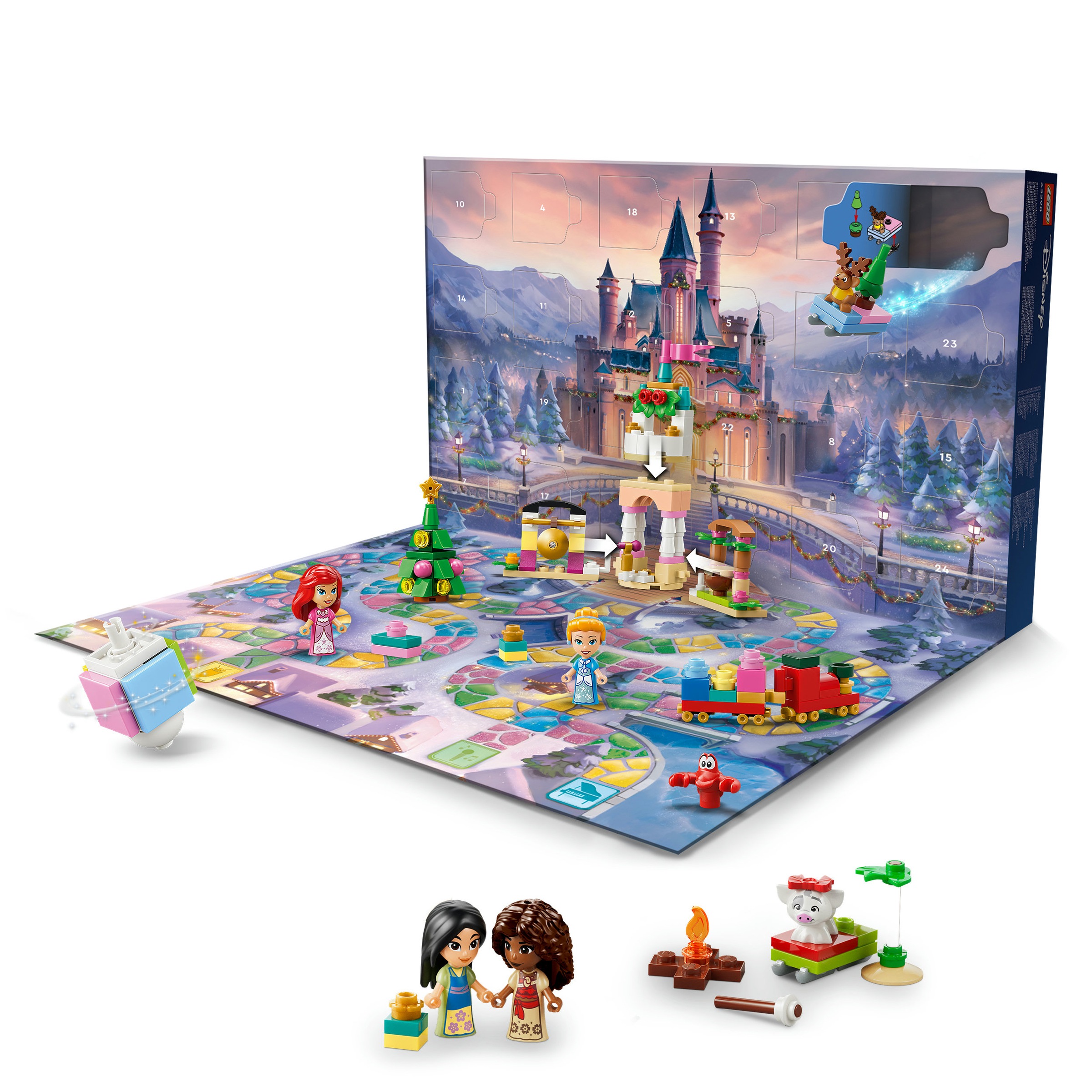 LEGO® Spielzeug-Adventskalender »Adventskalender 2026 (43298), LEGO Disney Princess« ab 5 Jahren Made in Europe
