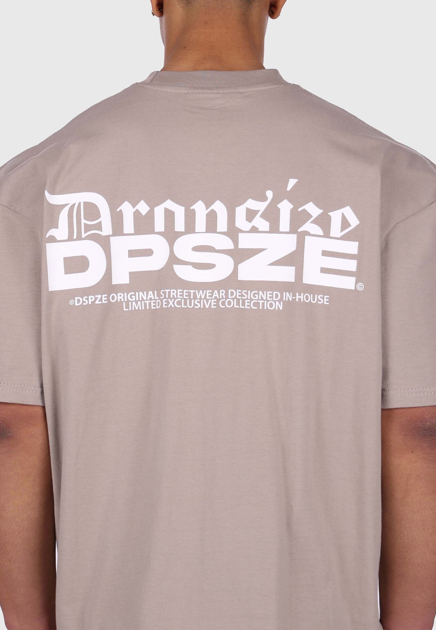 Dropsize T-Shirt »Dropsize HEAVY OVERSIZE DPSZE SPLIT FONT T-SHIRT« 1 Stk.