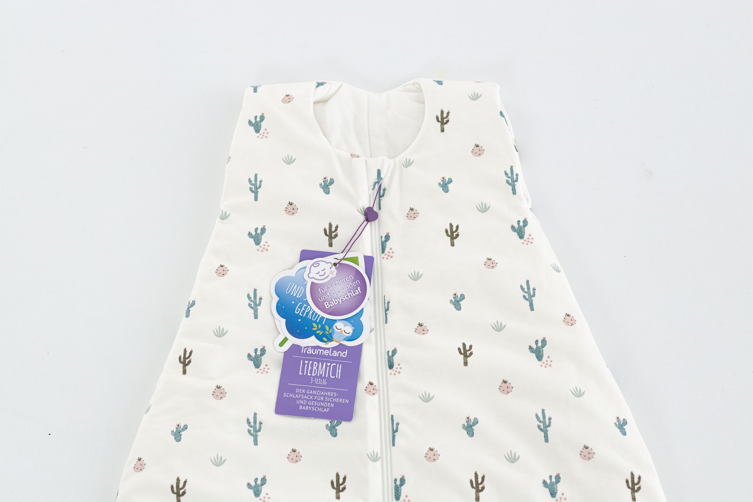 Träumeland Babyschlafsack »Schlafsack "to Go", Design Kaktusliebe«, (1 tlg.)