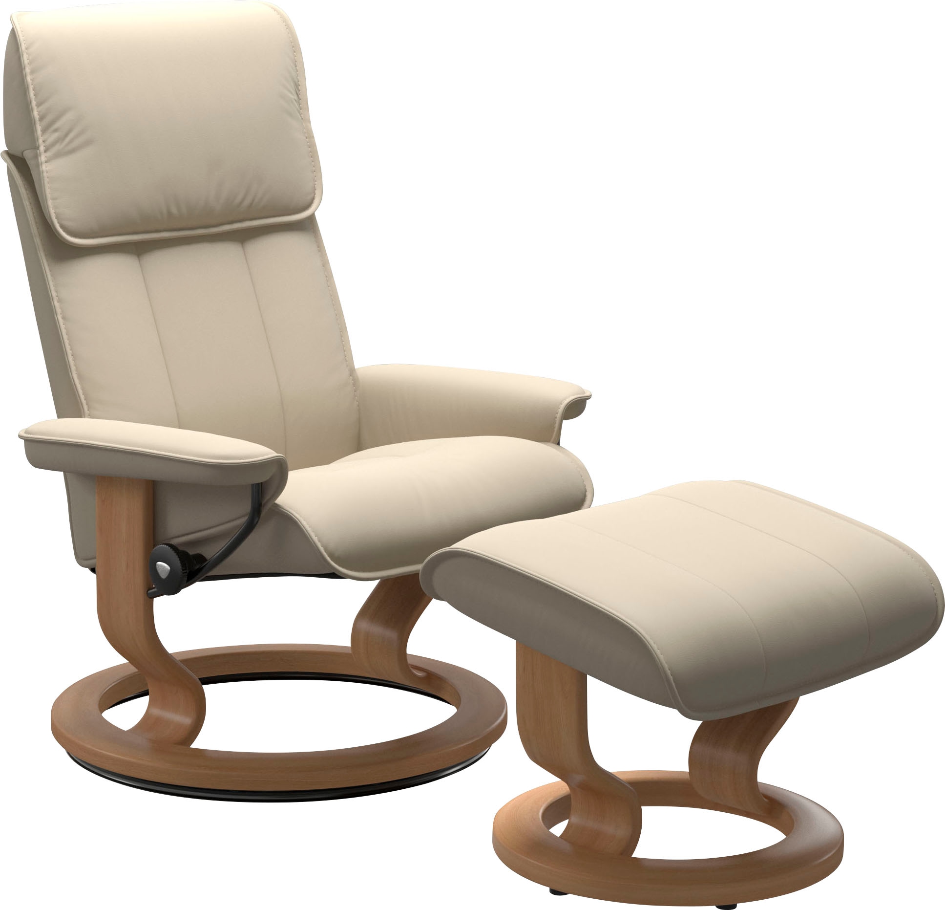 Stressless® Relaxsessel »Admiral«, (Set, Relaxsessel inkl. Hocker), mit Cla günstig online kaufen