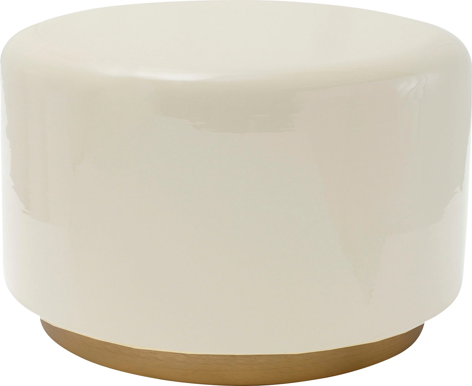 Kayoom Sitzhocker »Hocker Artisse, Edler Touch durch goldenen Sockel«, (1 St.), stilvoll, farbig lackiert, dekorativ, Moderner Look