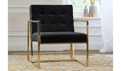 Guido Maria Kretschmer Home&Living Sessel »Silwai«, mit schönem Metallgestell und... kaufen