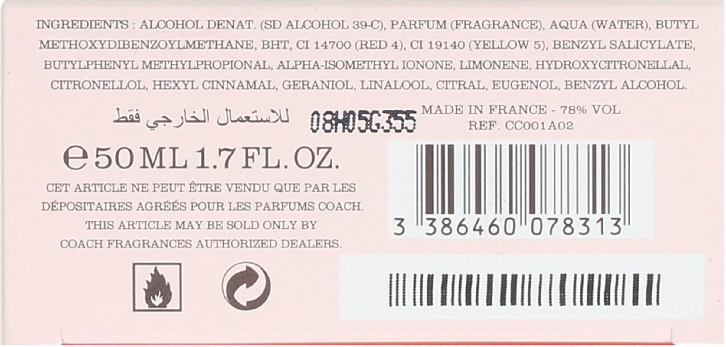 COACH Eau de Parfum »Coach Floral«, Fruchtig-süßer Damenduft mit zitrischen Noten, Gardenie und Patchouli.