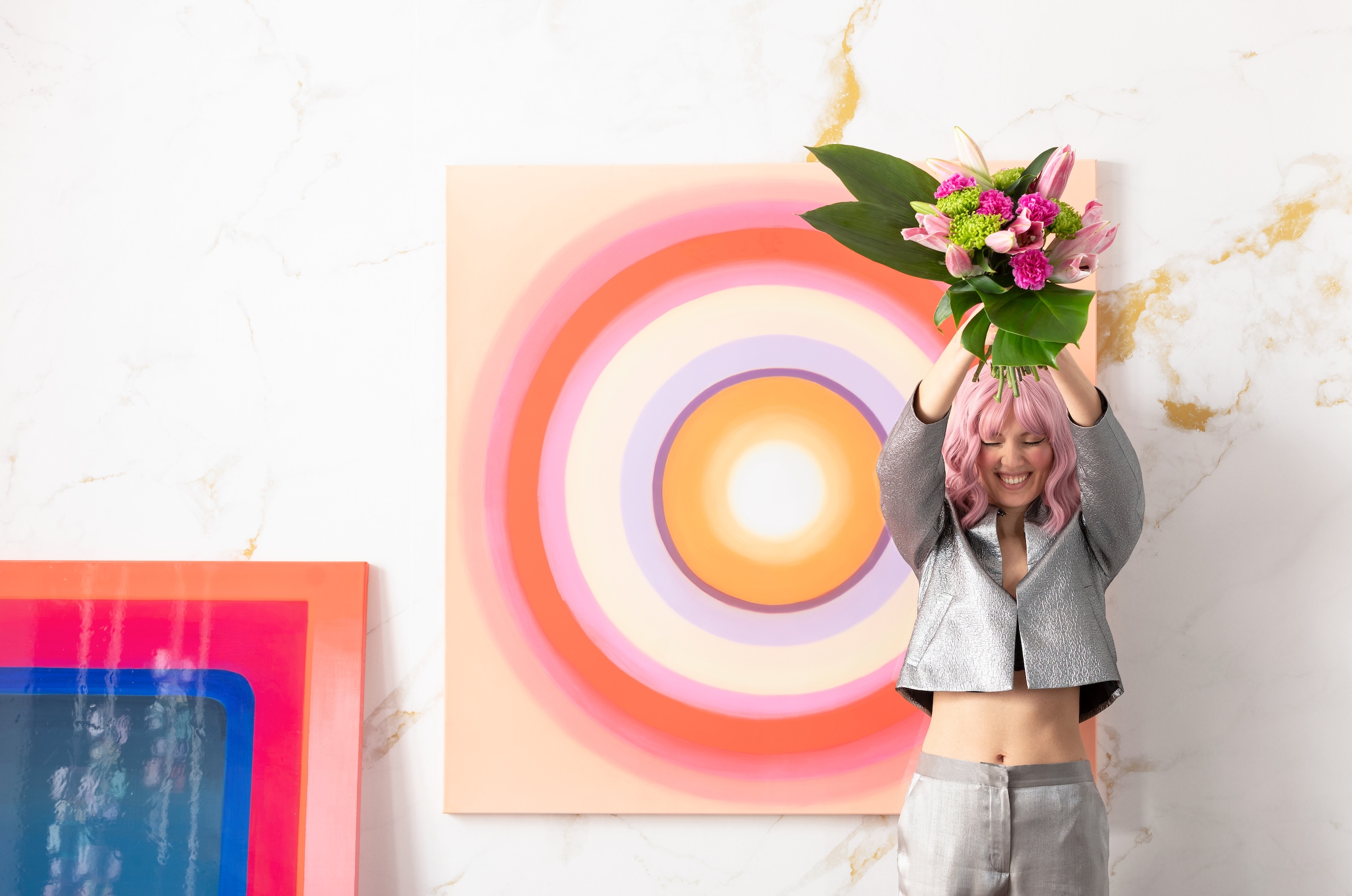 Kare Design Leinwandbild »Leinwandbild Tendency Blush«