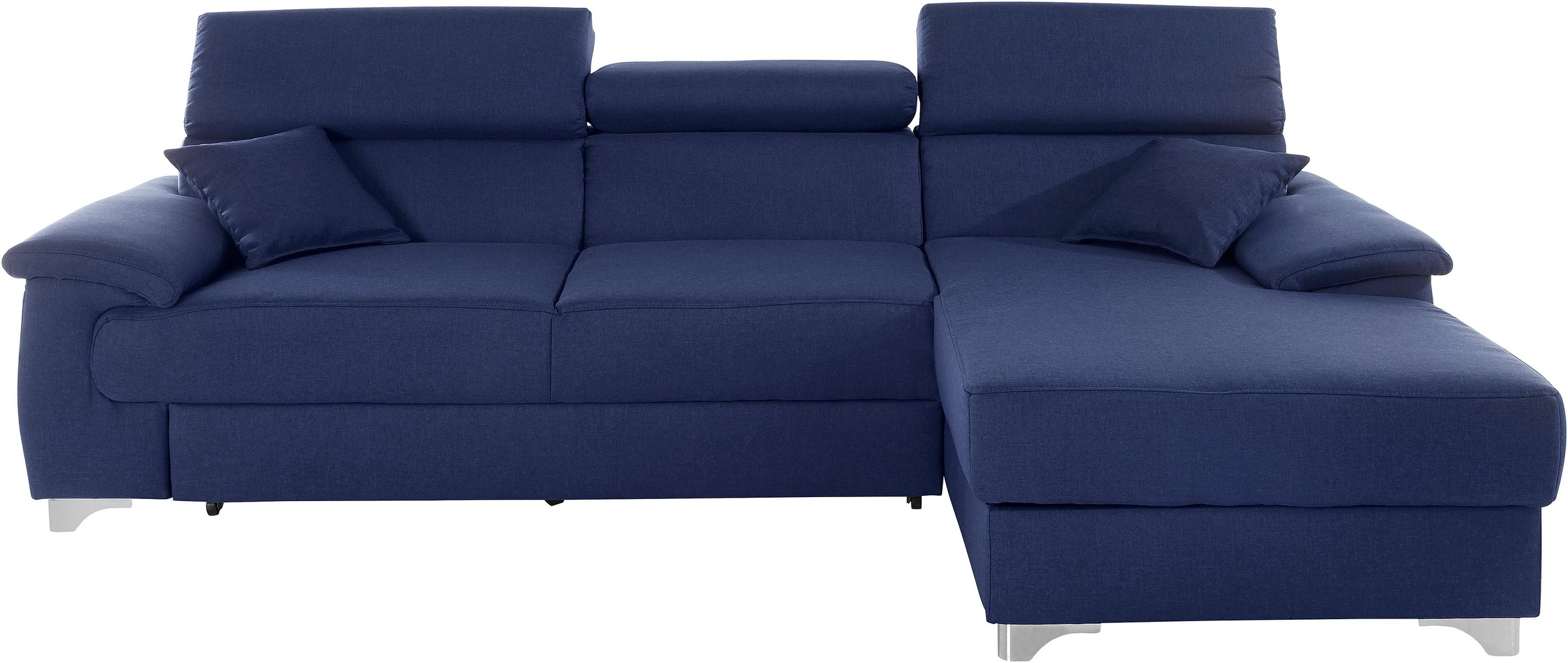 DOMO collection Ecksofa »Mira, inklusive Kopfteilverstellung für mehr Wohlf günstig online kaufen