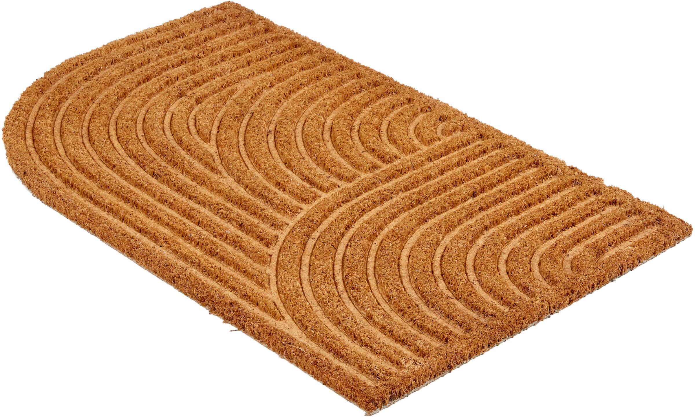ASTRA Fußmatte »Coco Shape 008« rechteckig 15 mm Höhe Türmatte, Kokos, abgerundet, rutschfest
