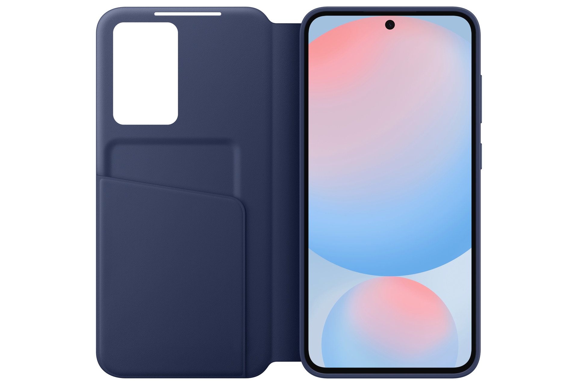 Samsung Handyhülle »Smart View Wallet Case für Samsung Galaxy S24 FE«, Backcover, Schutzhülle, Handyschutzhülle, Case, Schutzcase, stoßfest