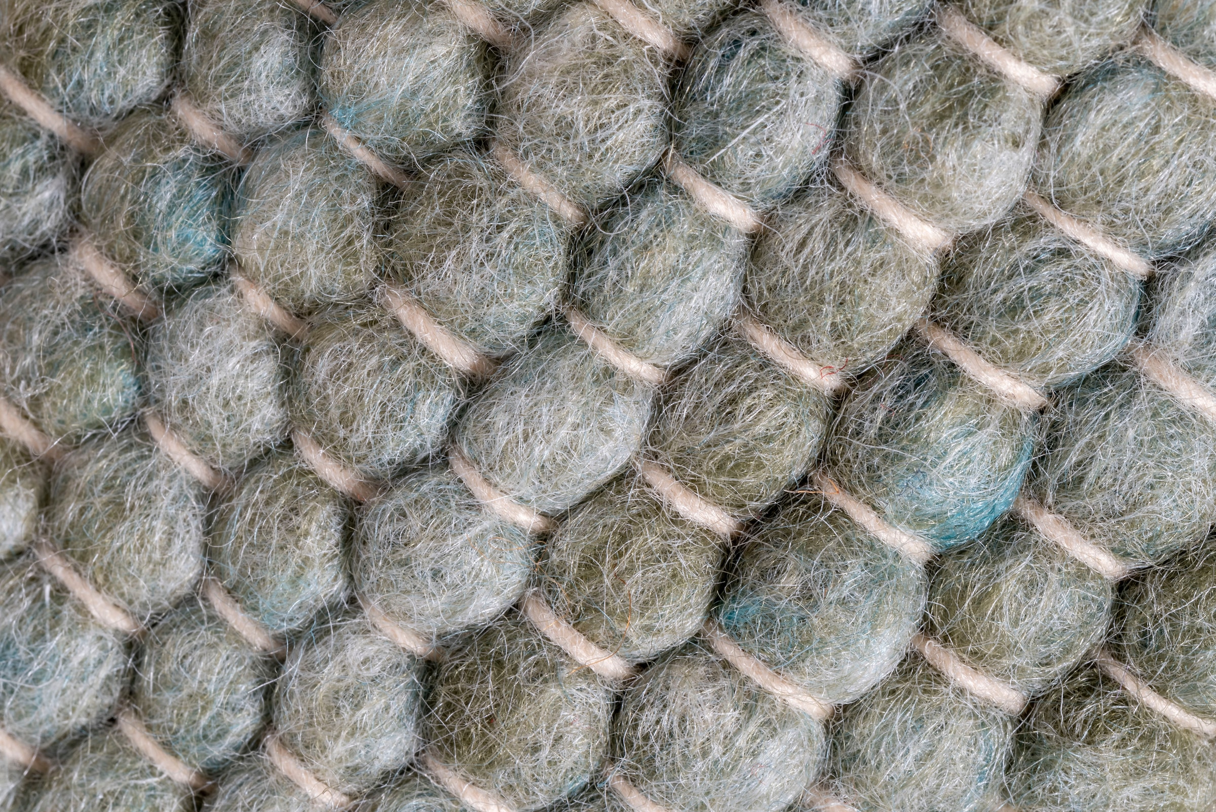 Sansibar Wollteppich »Hörnum«, rechteckig, 12 mm Höhe, Handweb Teppich, meliert, reine gewalkte Wolle, handgewebt