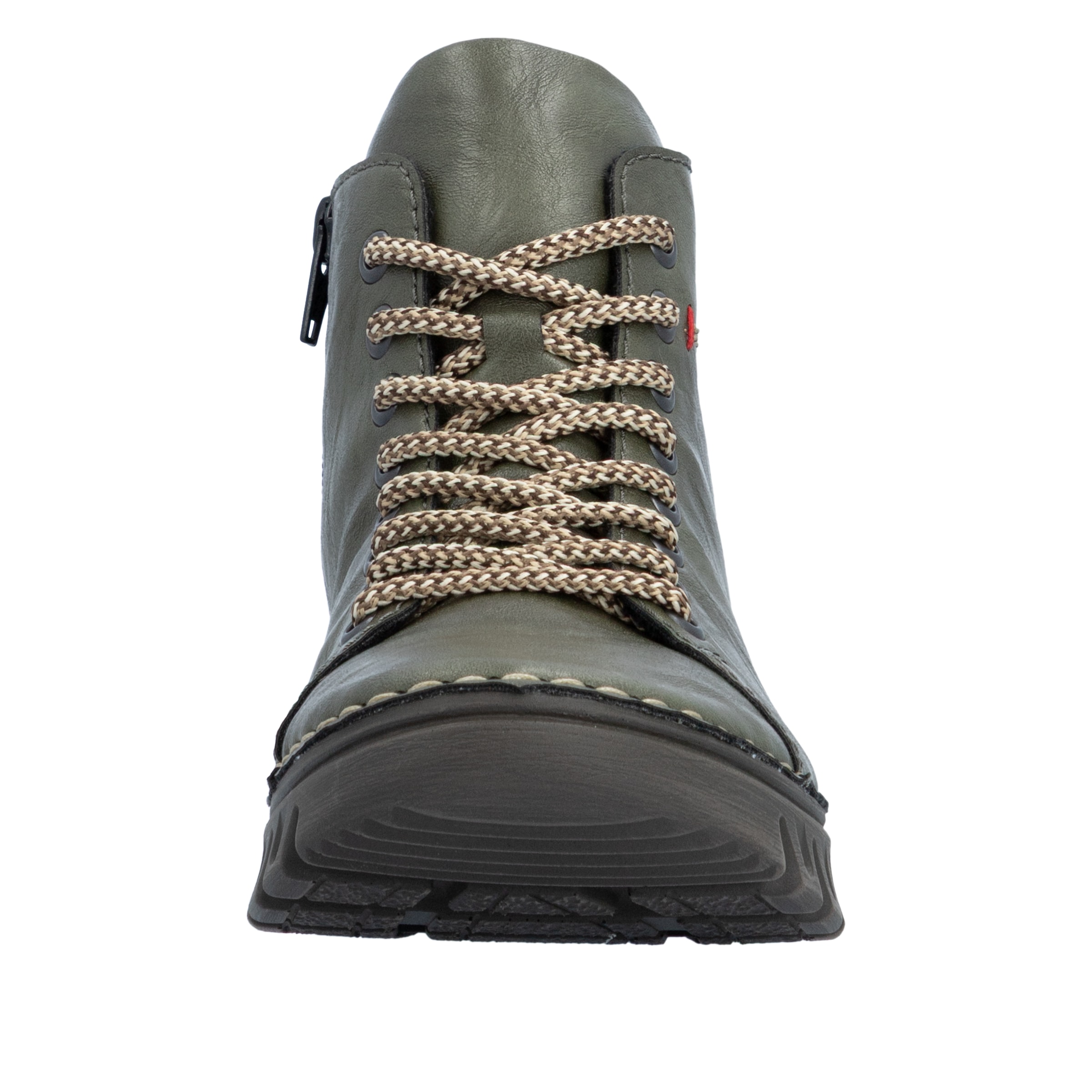 Rieker Schnürboots  Casual-Boots, Stiefelette, Plateauboots mit Kontrastnähten