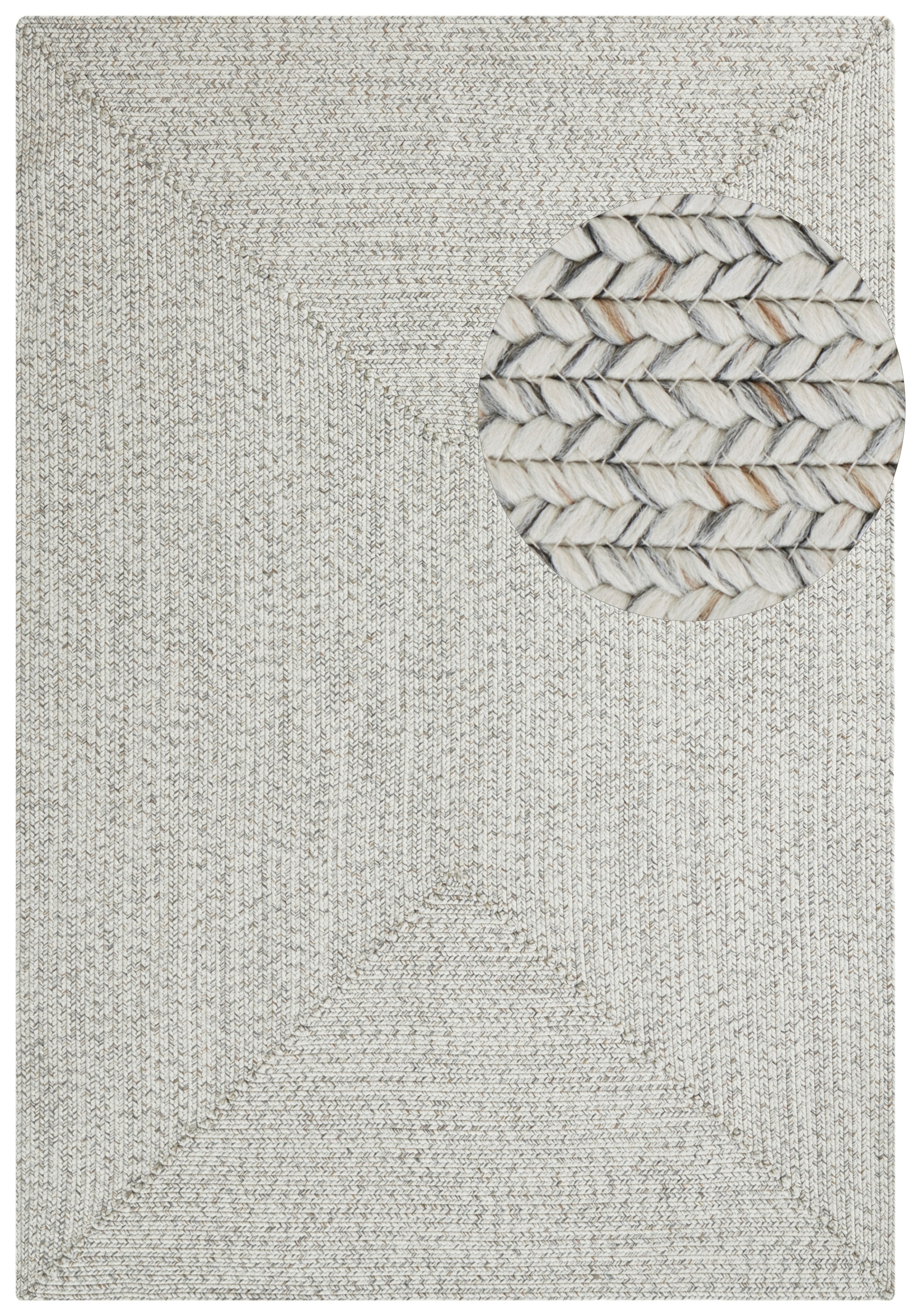 HANSE Home Teppich »Trenzado«, rechteckig, 10 mm Höhe, In- & Outdoor, Handmade-Look, Läufer, Wetterfest, Balkon, Wohnzimmer