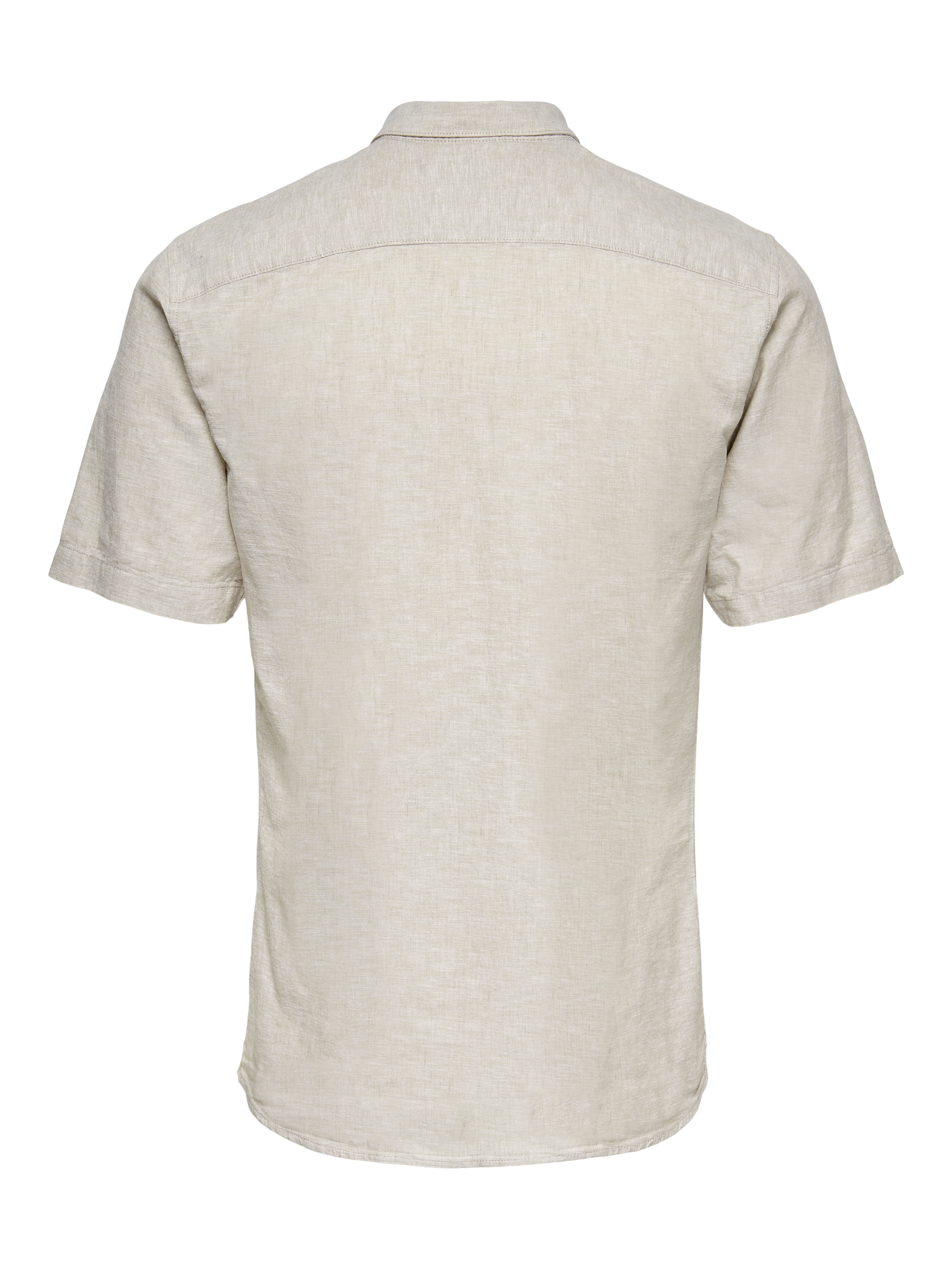 ONLY & SONS Kurzarmhemd »ONSCAIDEN SS SOLID LINEN SHIRT NOOS«