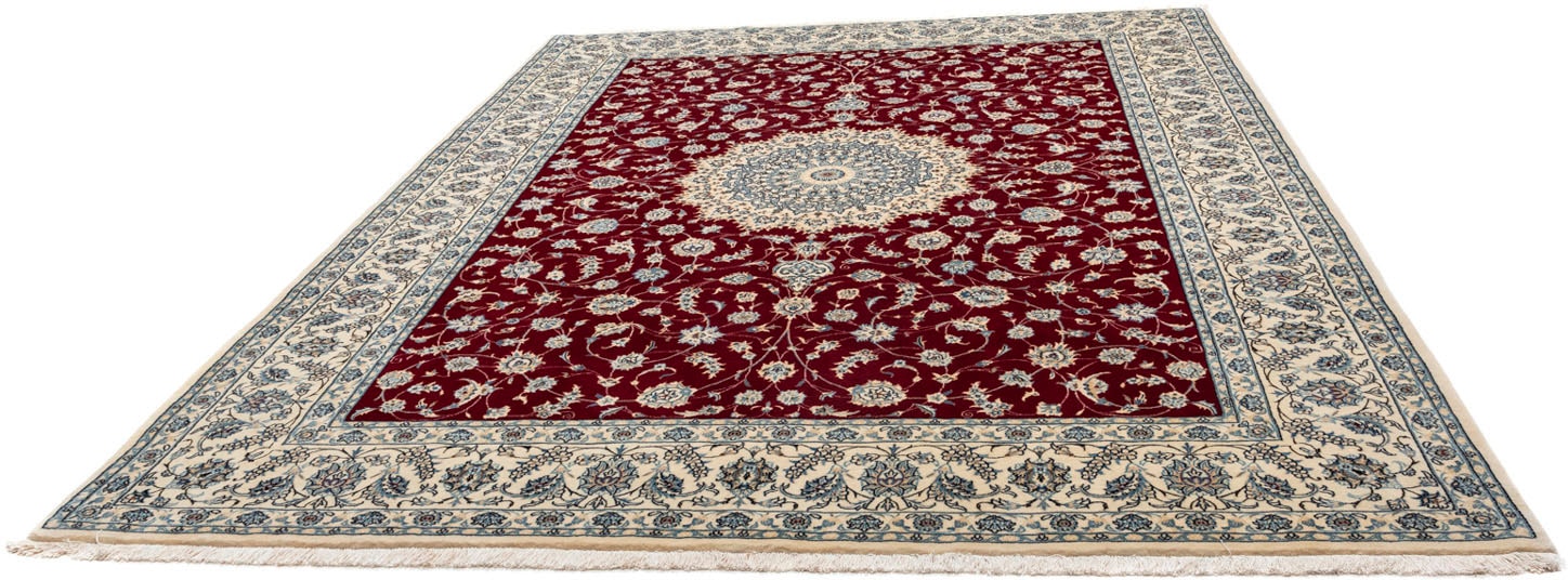 morgenland Wollteppich »Nain 9la Medaillon Rosso scuro 342 x 250 cm«, recht günstig online kaufen