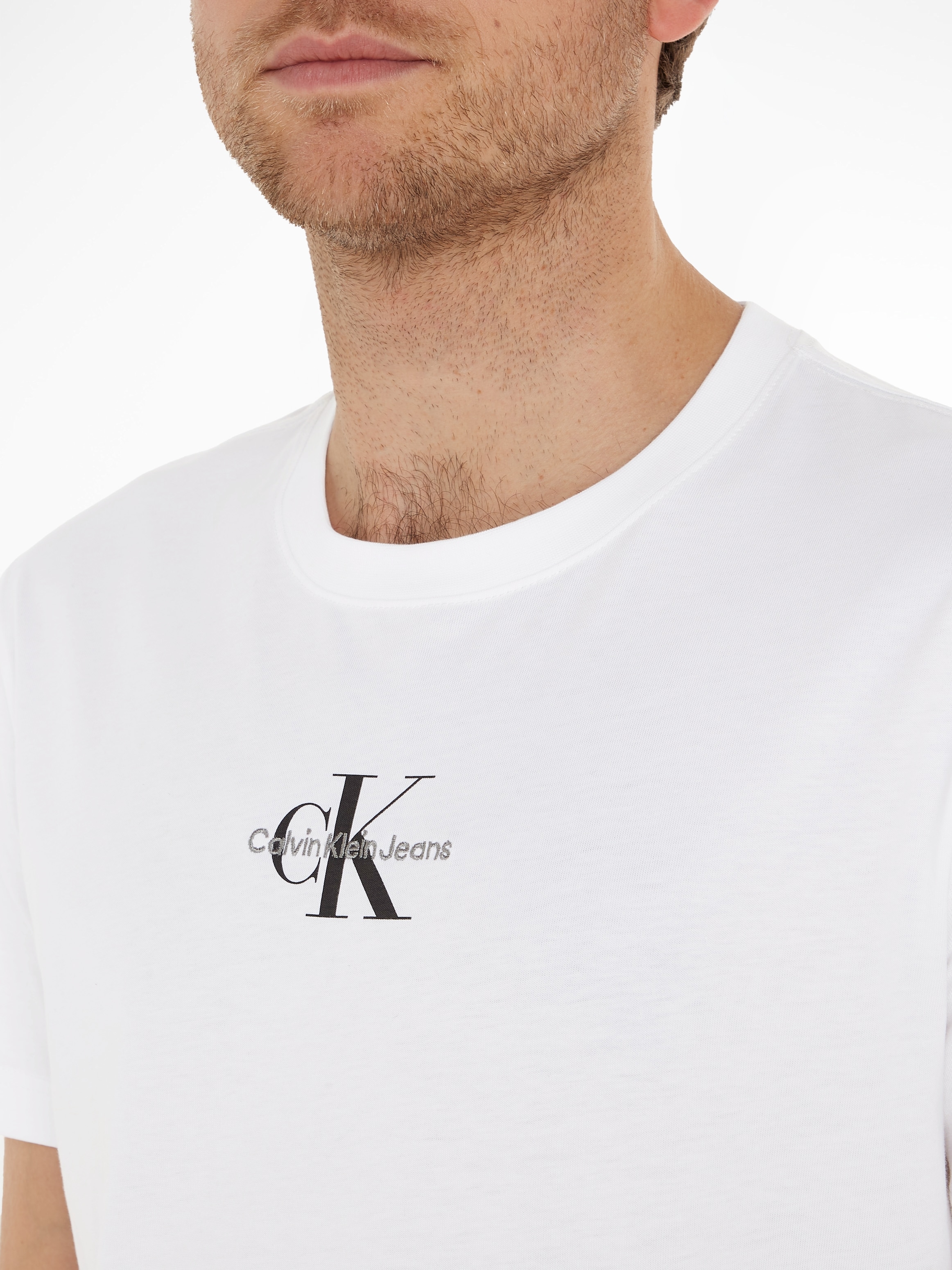 Calvin mit kaufen TEE«, Jeans online Klein »MONOLOGO REGULAR T-Shirt Logoschriftzug