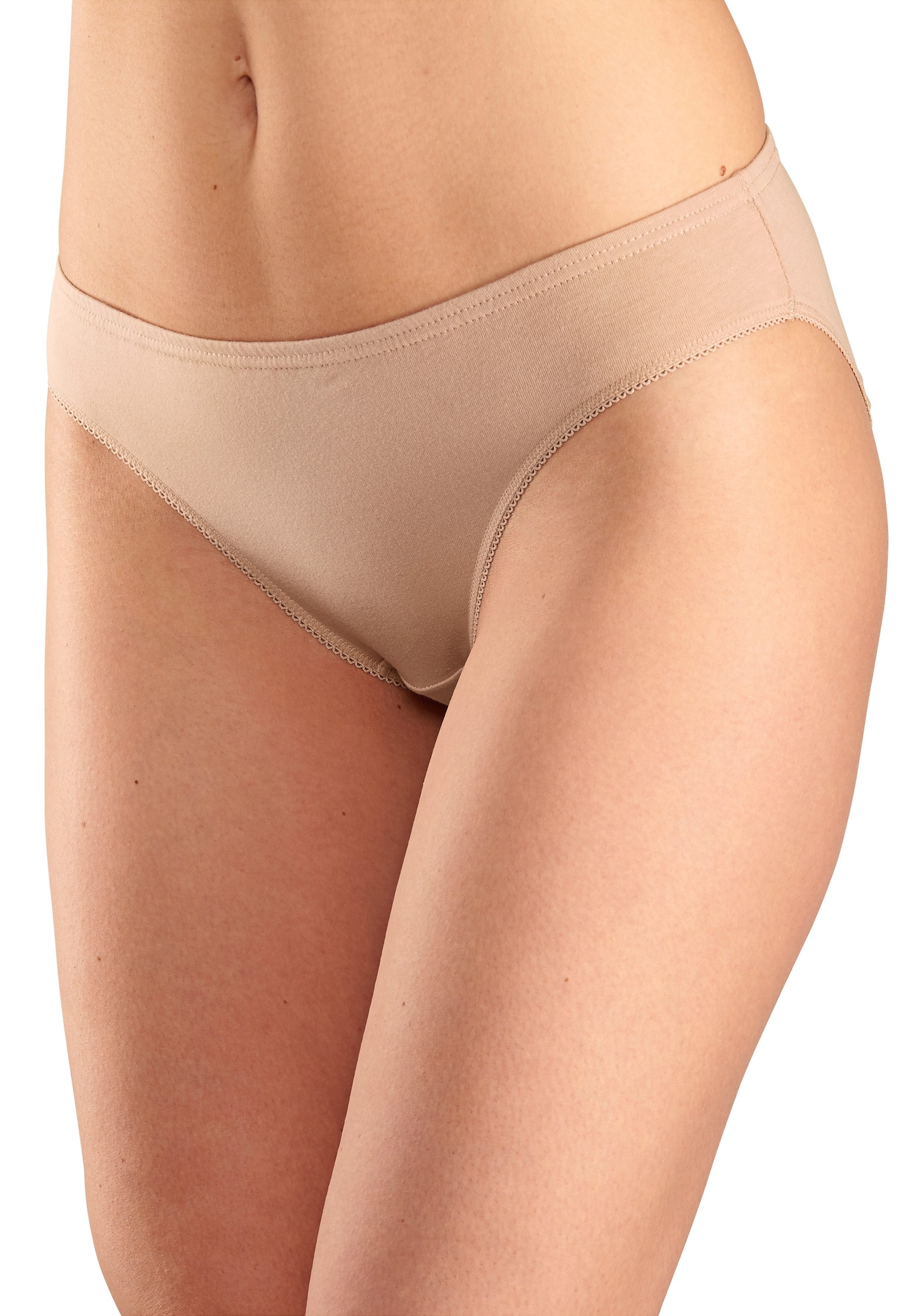 petite fleur Bikinislip, (5er-Pack), aus elastischer Baumwolle