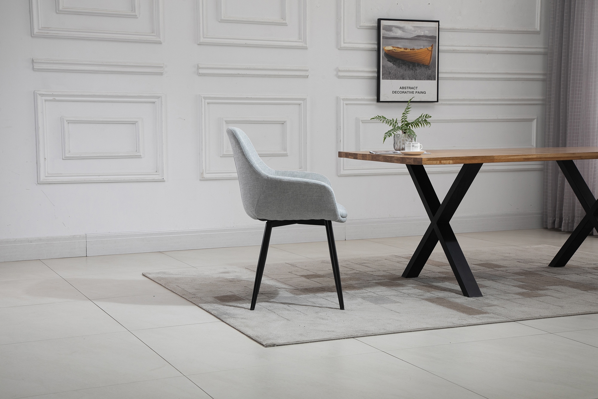 SalesFever Essgruppe, (Set, 5 tlg.), Tischplatte behandelt mit OSMO Hartwachs-Öl in seidenmattem Finish