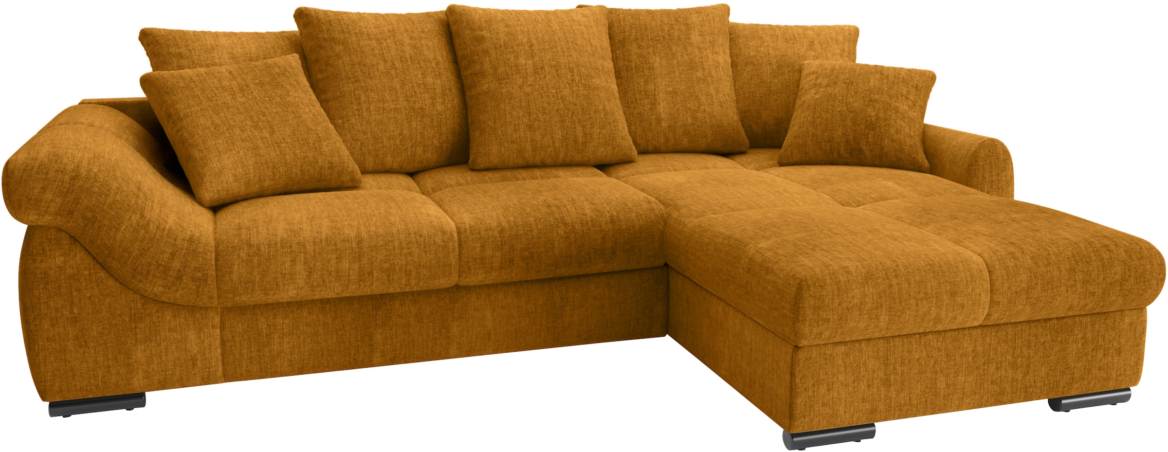 Mr. Couch Ecksofa »Livorno L-Form«, inkl. Hochschläfer-Bettauszug, XL-Bettk günstig online kaufen
