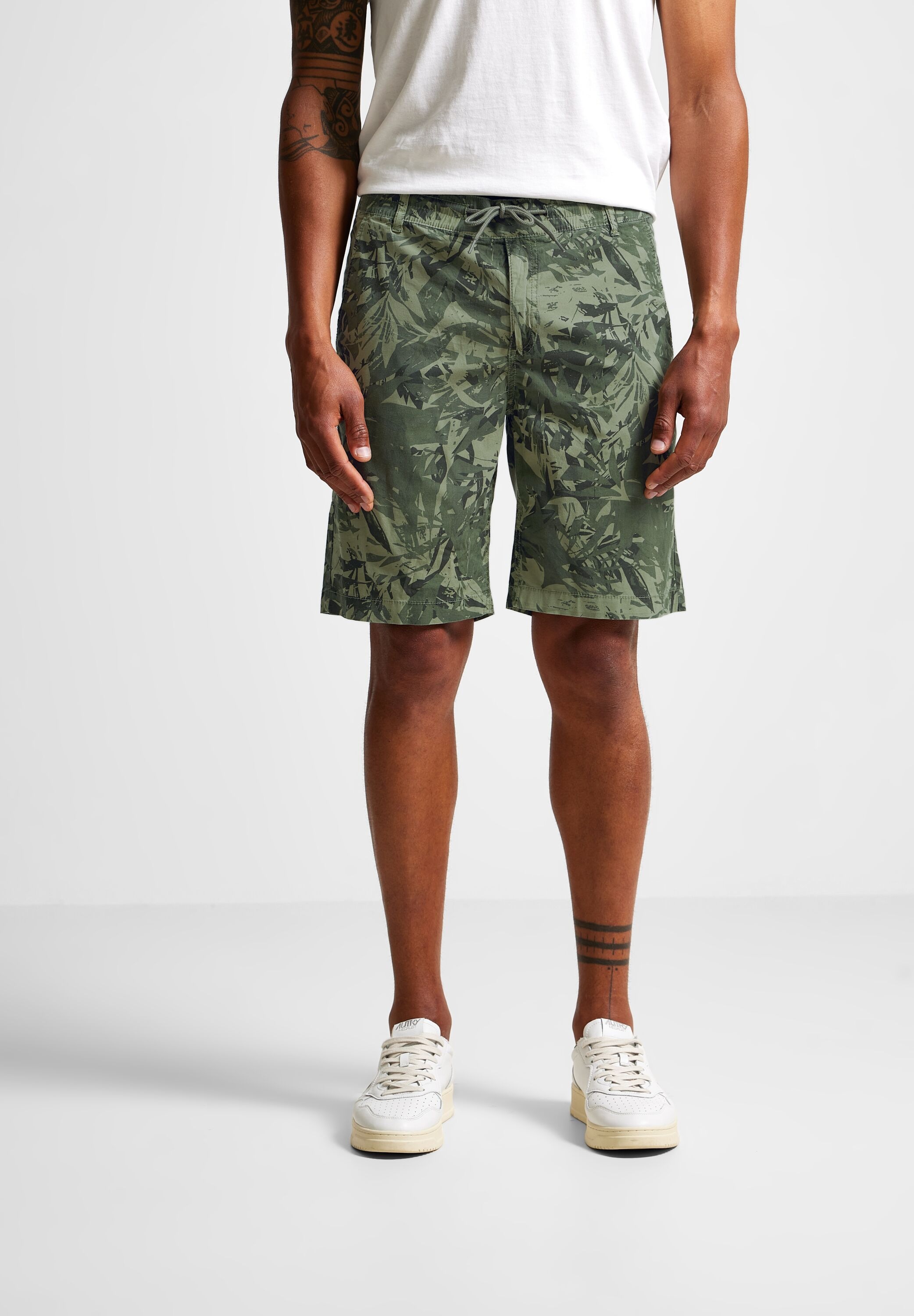 Bild von STREET ONE MEN Shorts, Elastikbund mit Tunnelzug