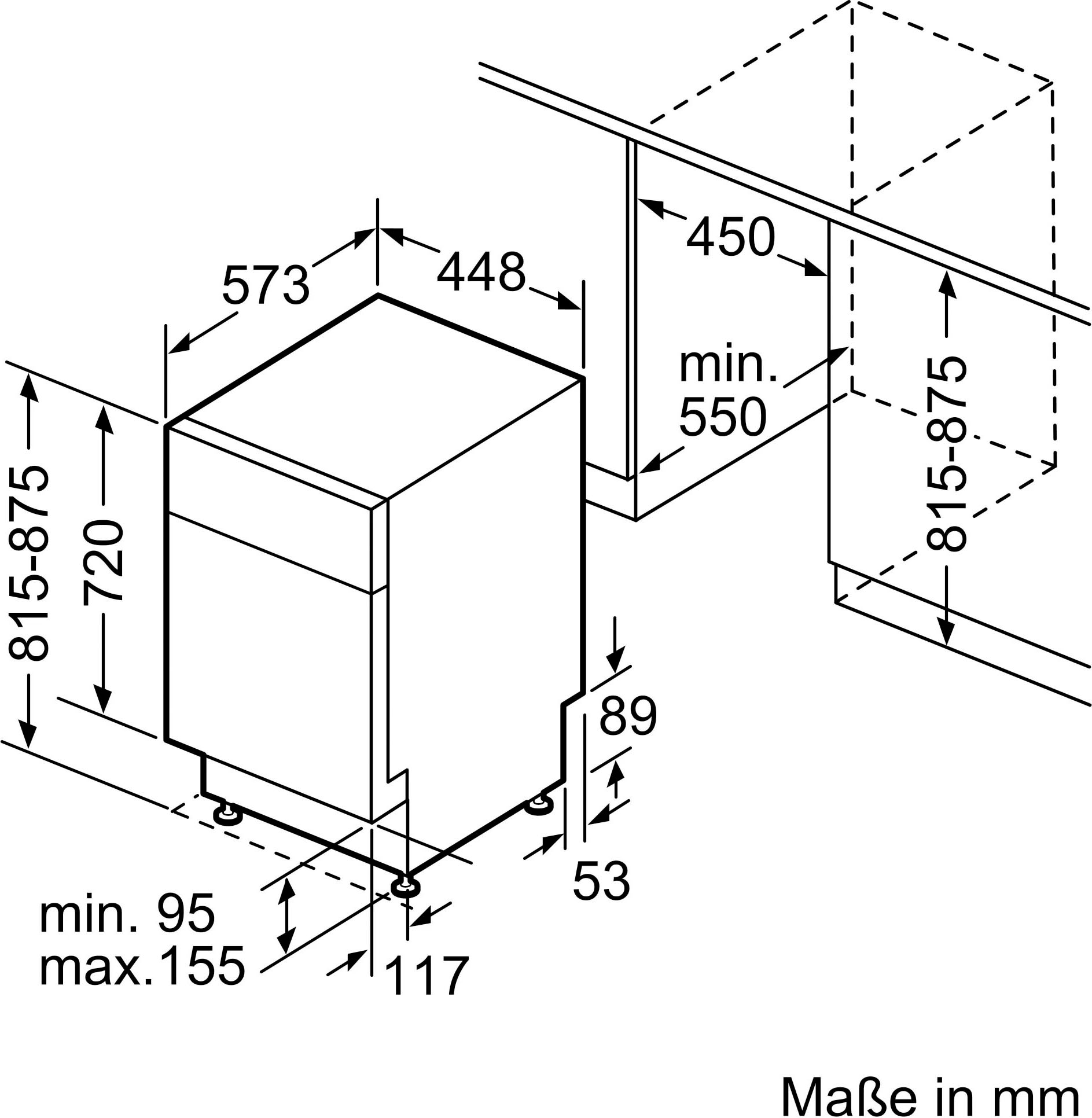 18. Bild von SIEMENS Unterbaugeschirrspüler »SR43HS64KE«, iQ300, SR43HS64KE, 9 Maßgedecke