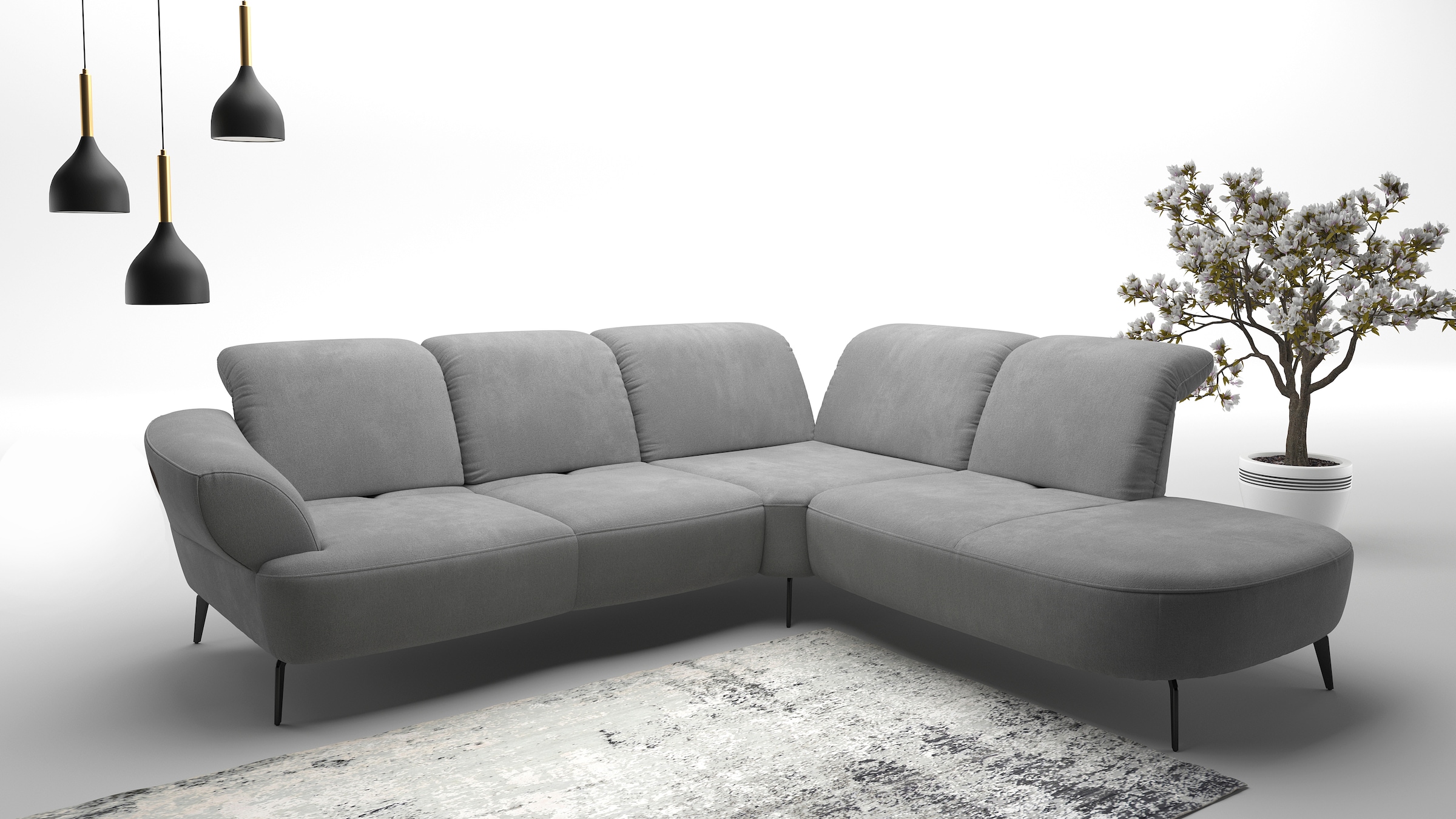 sit&more Ecksofa »Dance, L-Form, inkl. Sitztiefenverstellung« inkl. Click&S günstig online kaufen