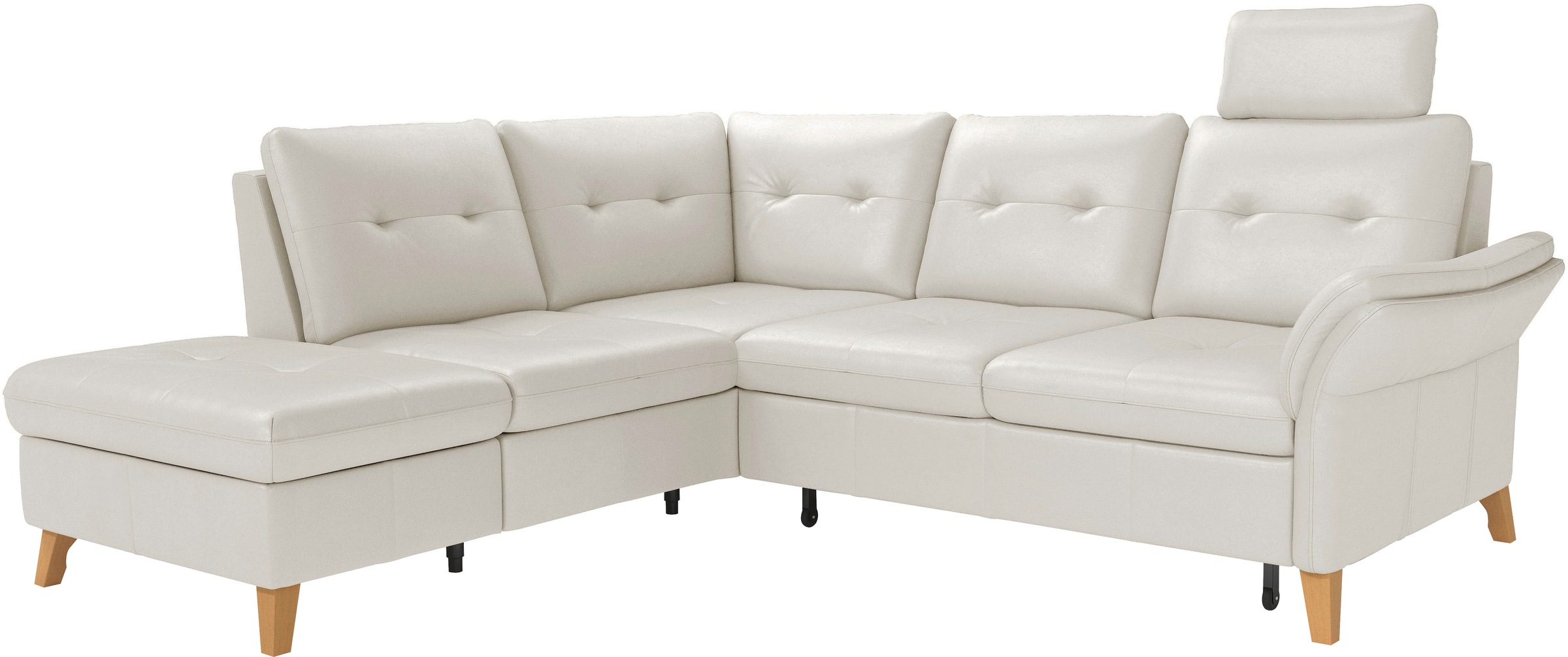 sit&more Ecksofa »Göteborg«, inkl. Sitztiefenverstellung, wahlweise mit Bettfunktion & Bettkasten