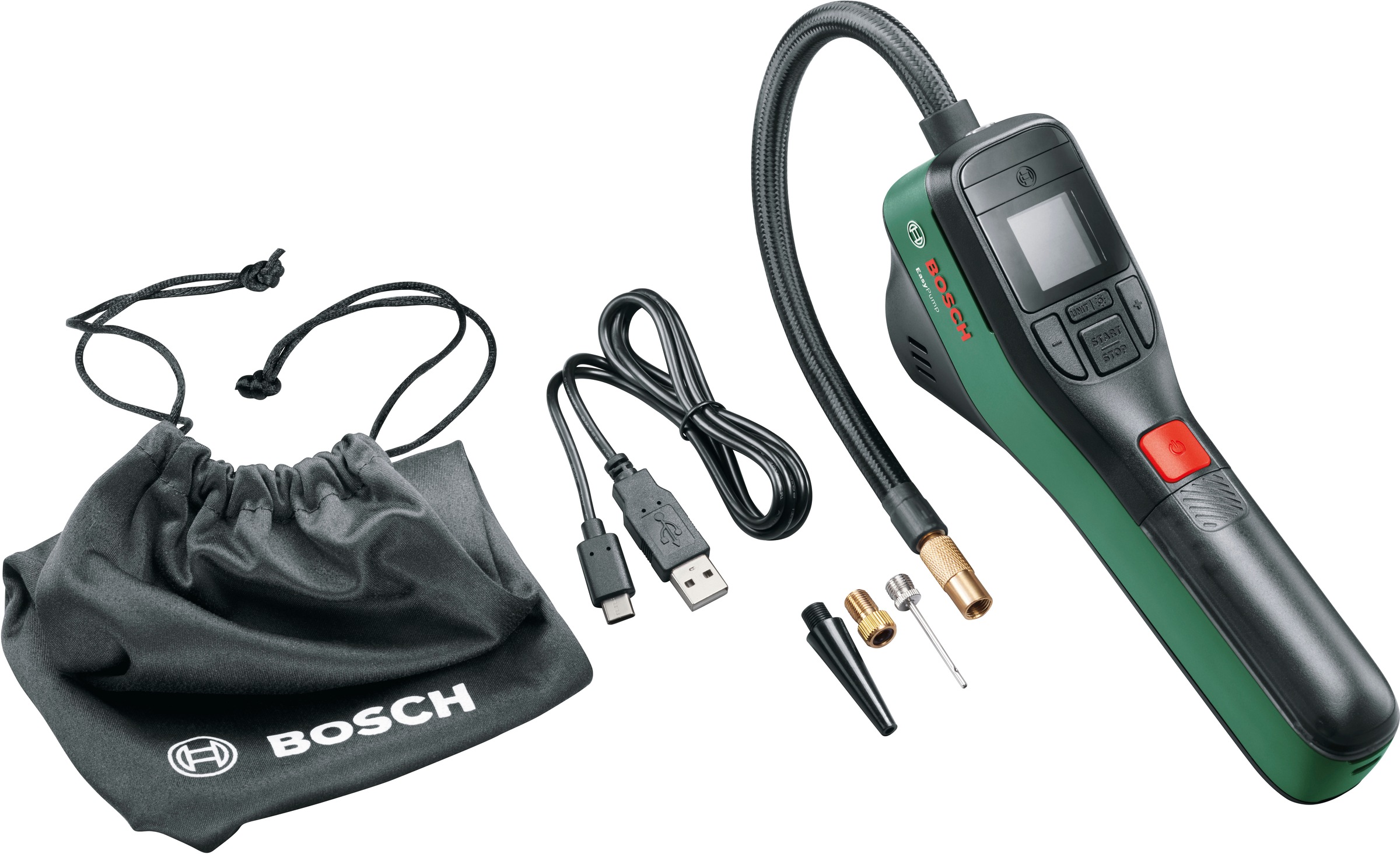 Bosch Home & Garden Akku-Luftpumpe »»EasyPump««, handlich und kabellos, mit Ballnadel