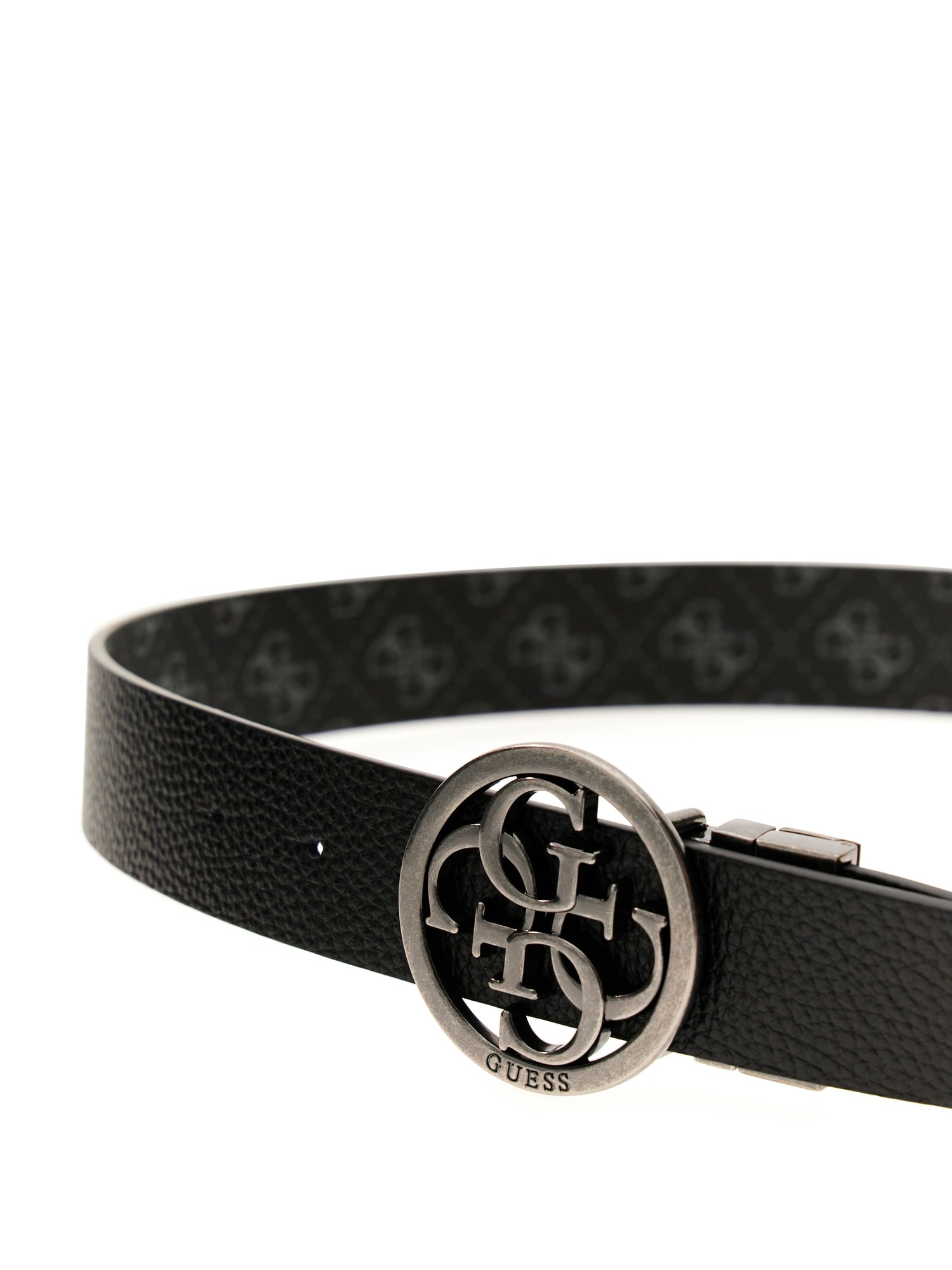 Guess Wendegürtel »MILANO ADJ & REV H35« aus echtem Leder, Logoschließe