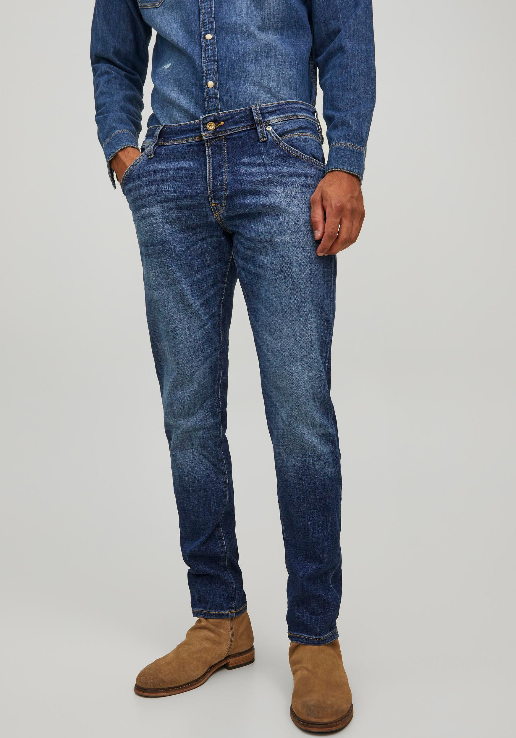 Jack & Jones Slim-fit-Jeans »JJIGLENN JJFOX JOS 047 50SPS«