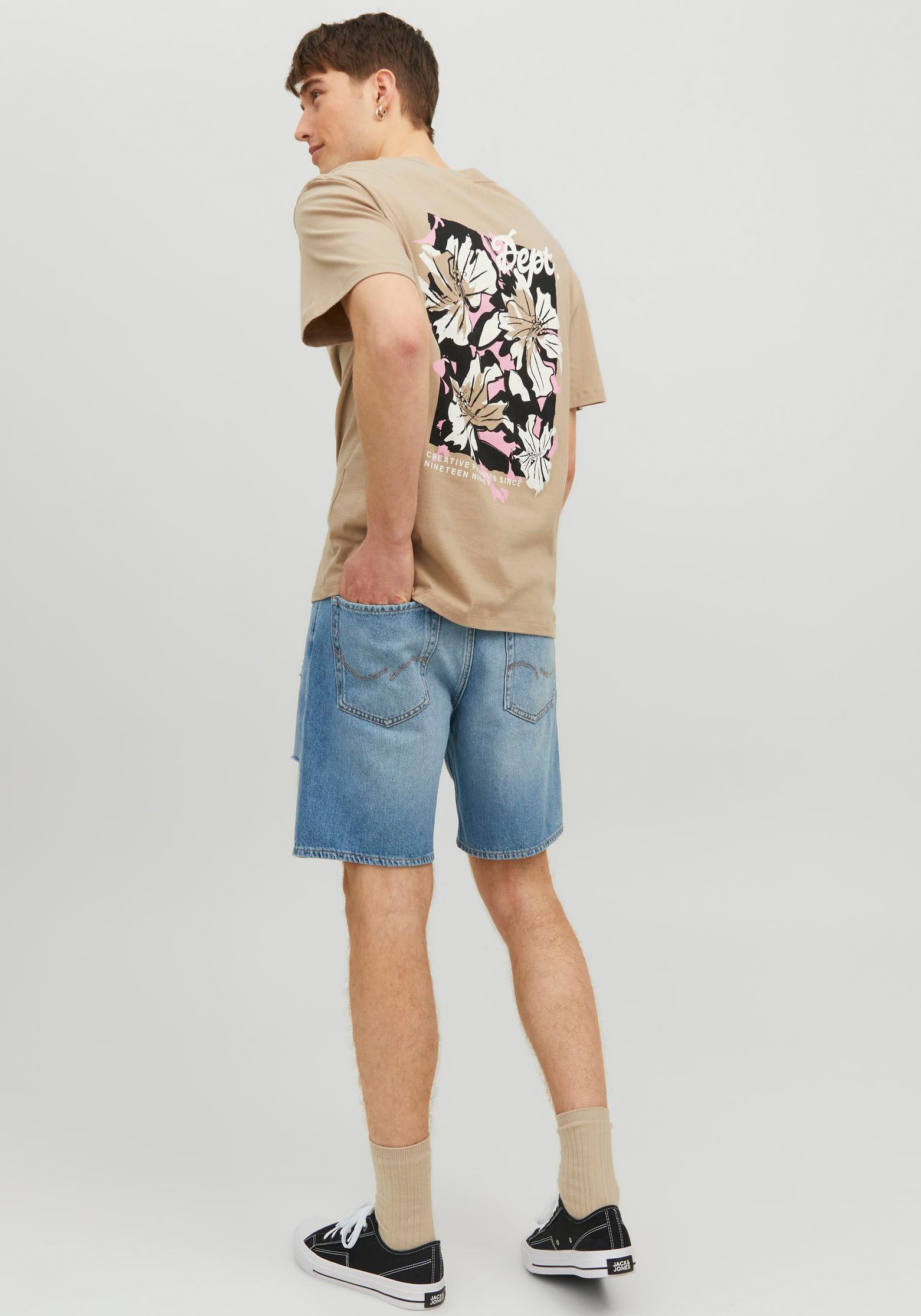 8. Bild von Jack & Jones Jeansshorts »JJICHRIS JJORIGINAL SHORTS MF 255 SN«