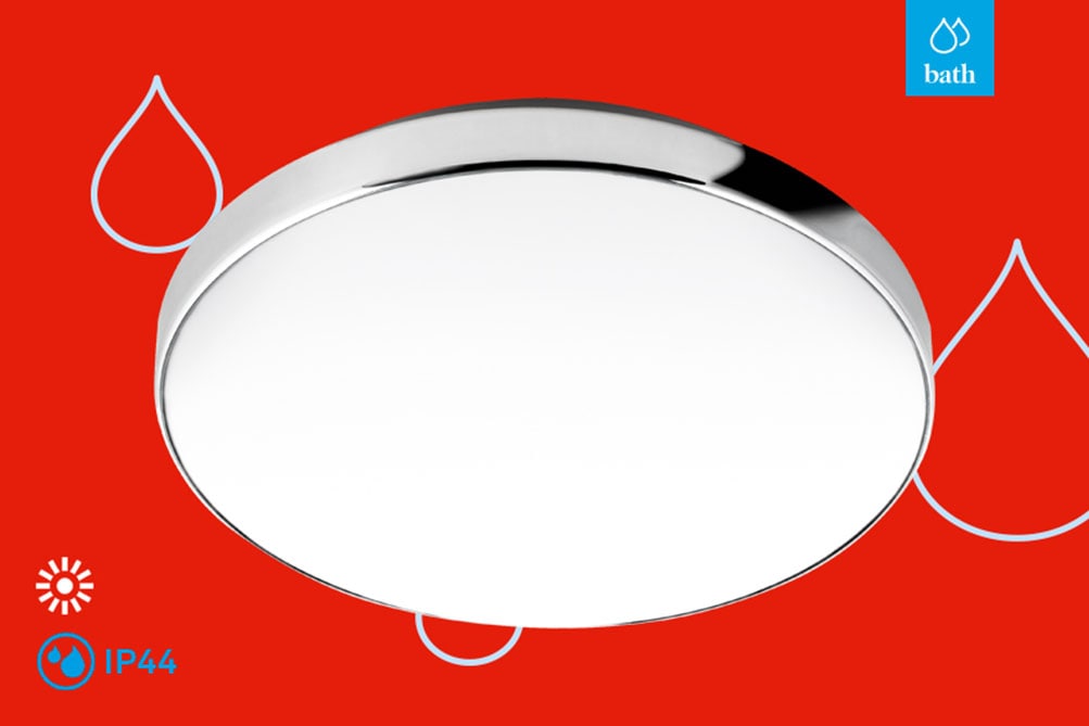 LED-Bad-Deckenleuchte  weiß   ¦ weiß ¦ Maße (cm): H: 6,5  Ø: 28.5 Lampen & günstig online kaufen