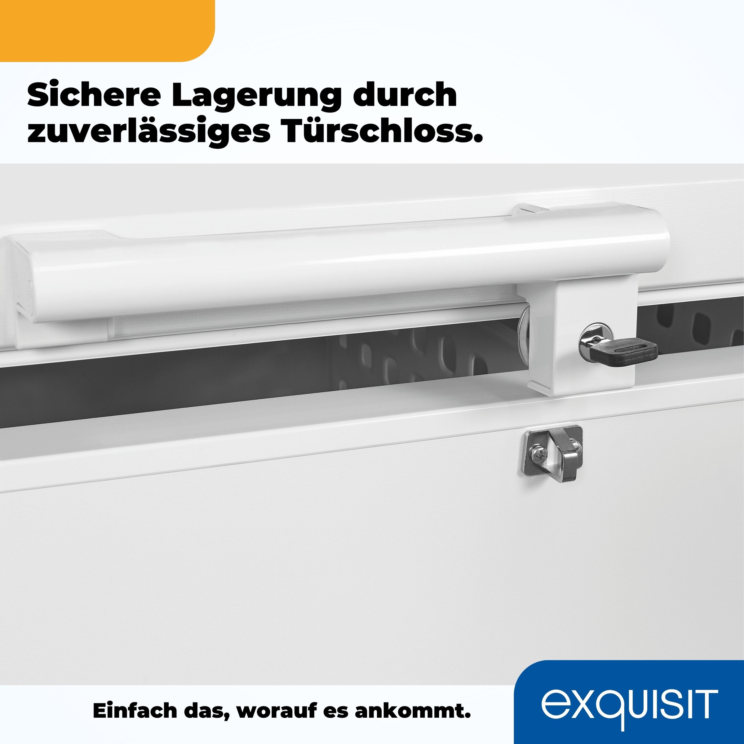 exquisit Gefriertruhe »GT200-HE-041C«, 84,5 cm hoch, 102,6 cm breit, EEK C, 198 L Nutzinhalt, Schnellgefrieren
