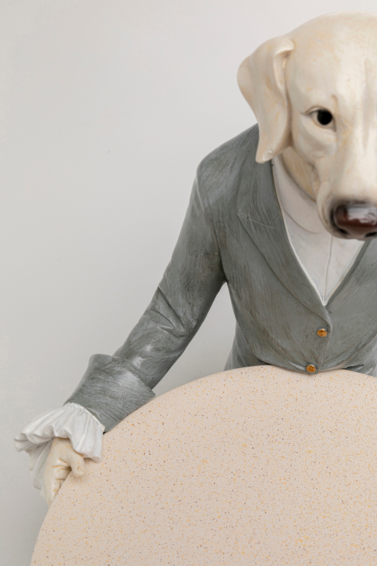 Kare Design Dekofigur »Gentleman Dog Tray« verschiedene Größen
