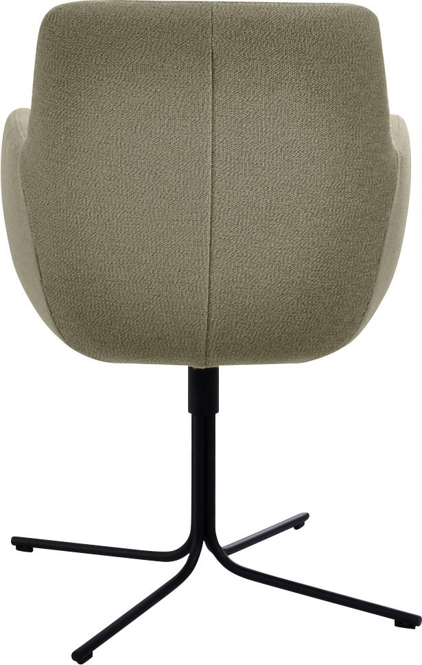 K+W Komfort & Wohnen Drehstuhl »Pego« () filigranem 4-Fuß-Gestell in schwar günstig online kaufen