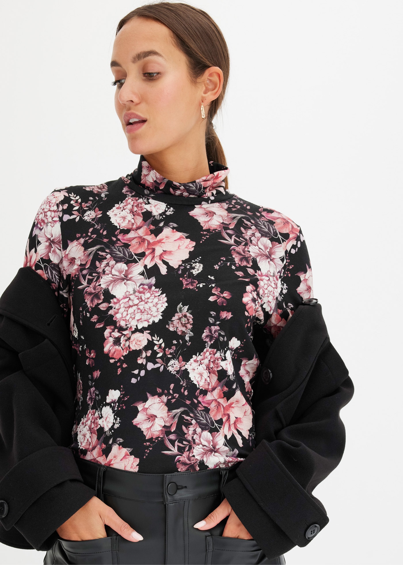 bonprix Langarmshirt »Langarmshirt aus softem Viskose-Mix«, Langarmshirt aus softem Viskose-Mix
