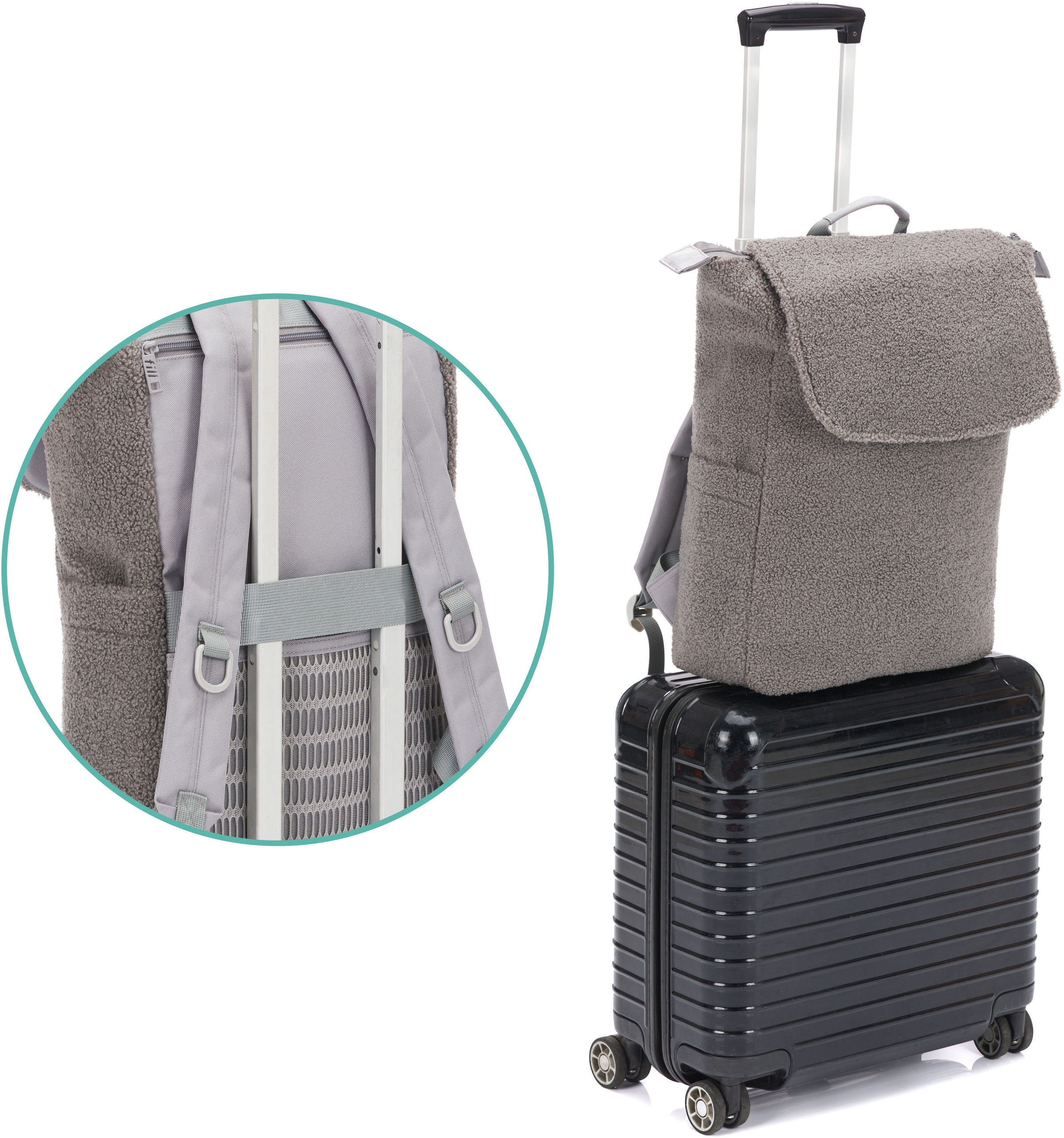 Fillikid Wickelrucksack »Teddy« inkl. Wickeltunterlage