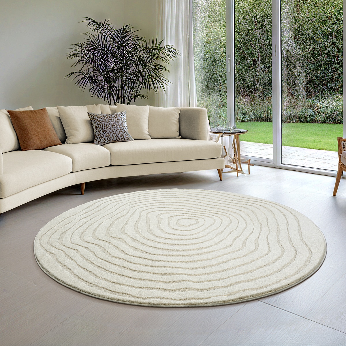 the carpet Teppich »Everest«, rund, 14 mm Höhe, moderner Wohnzimmer Teppich günstig online kaufen