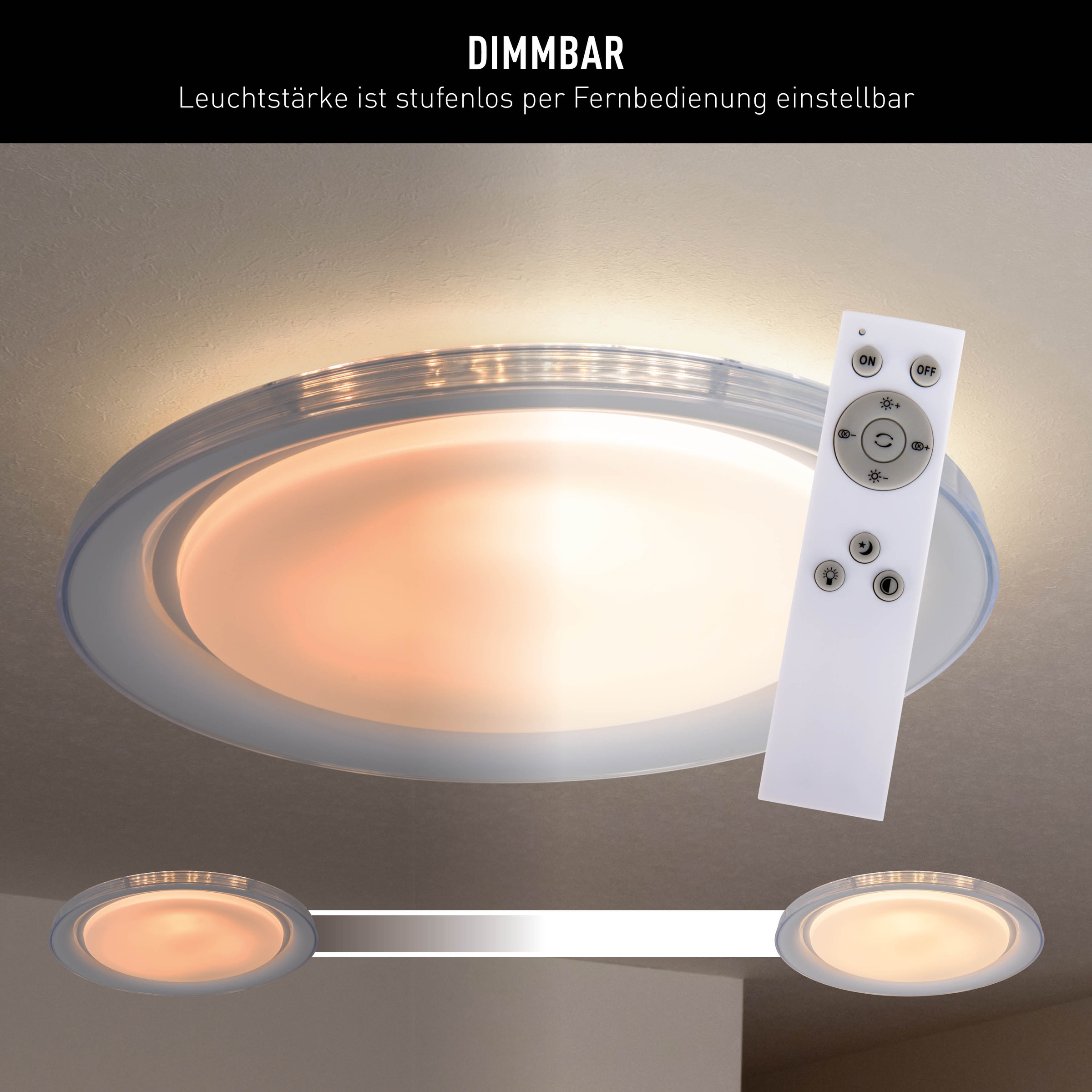 näve LED Deckenleuchte »Claire«, 1 flammig, Leuchtmittel LED-Modul   LED we günstig online kaufen