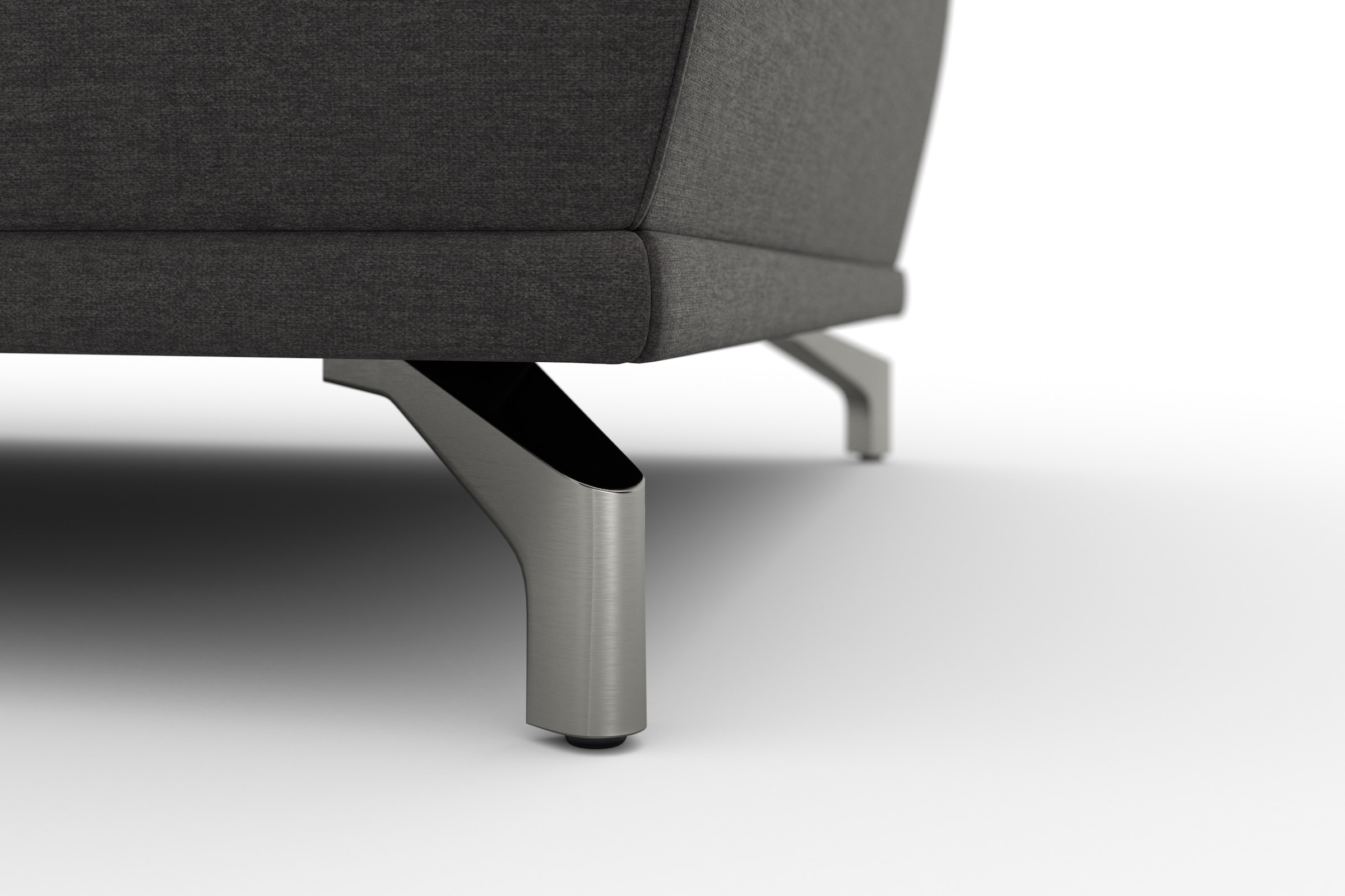 sit&more Ecksofa »Cabrio L-Form, mit Sitztiefenverstellung, Arm- und Kopfteilverstellung«, 2 Nierenkissen, Federkern, optional Bettfunktion und Stauraum