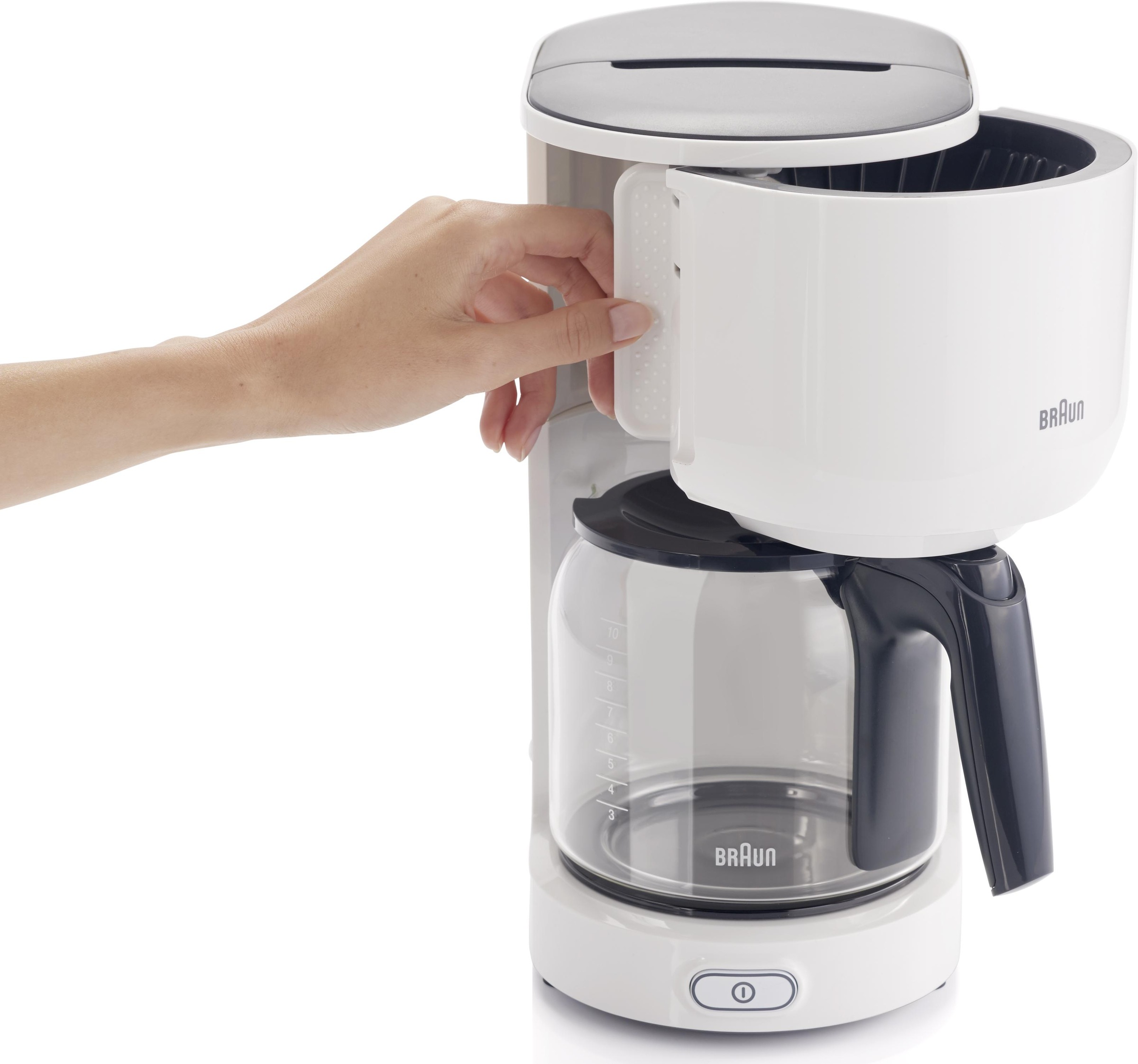 Braun Filterkaffeemaschine »KF 3120 WH«, Papierfilter, 1x4 auf Rechnung  bestellen