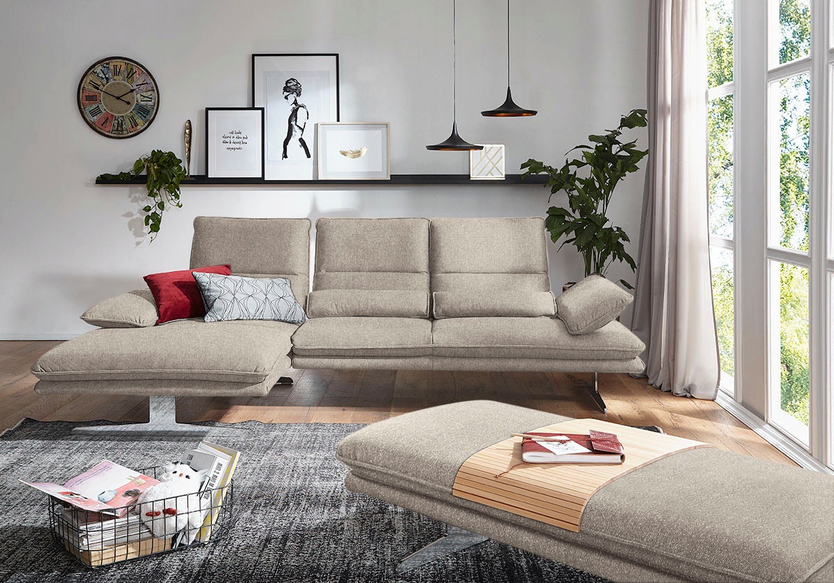 W.SCHILLIG Ecksofa »broadway, Designsofa mit tollem Sitzkomfort, L-Form« Si günstig online kaufen