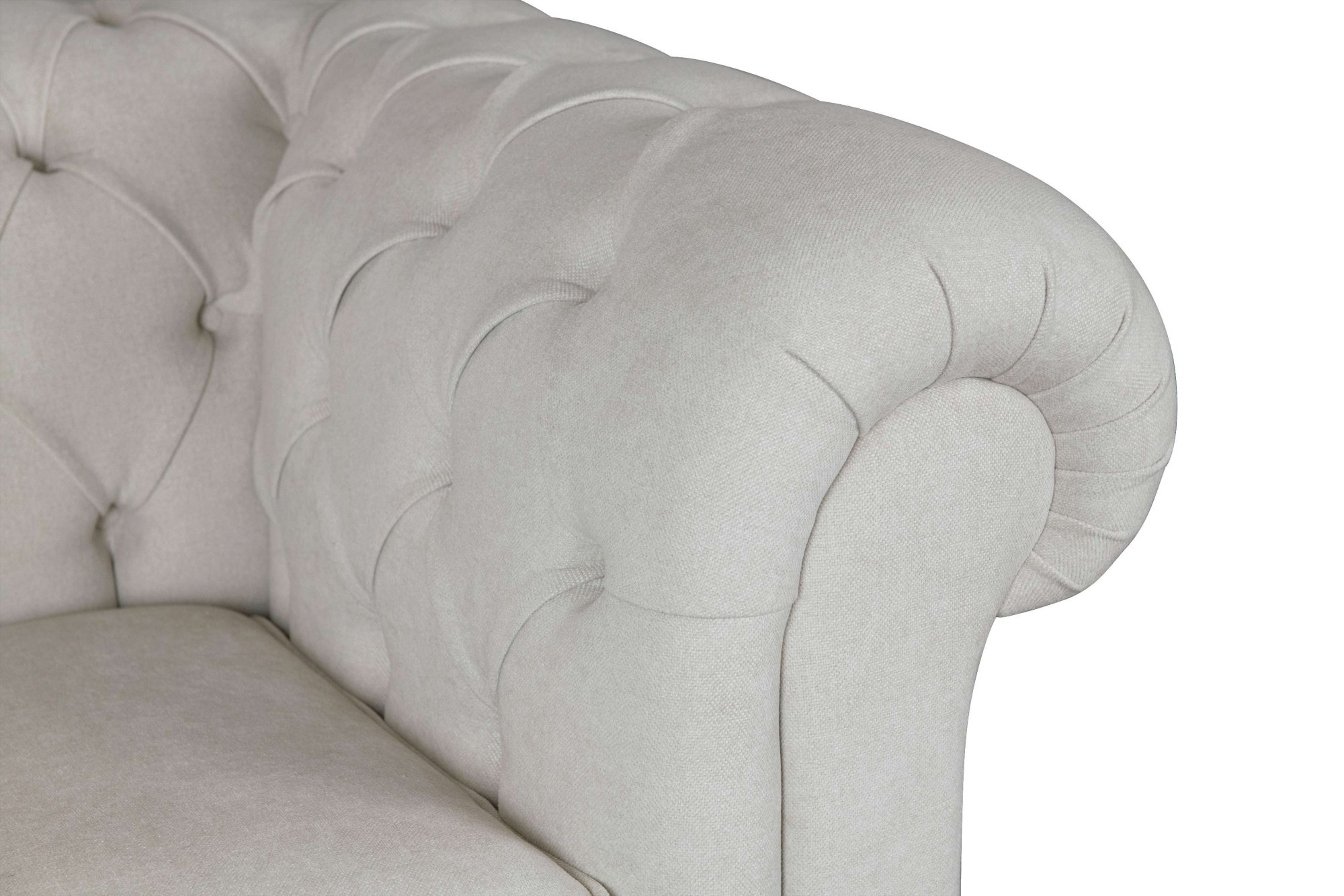 Home affaire Sessel »CHARENTE, Chesterfield, Wellenfederung, Maße B/T/H: 105/89/74 cm«, mit edler Knopfheftung und typischen Armlehnen