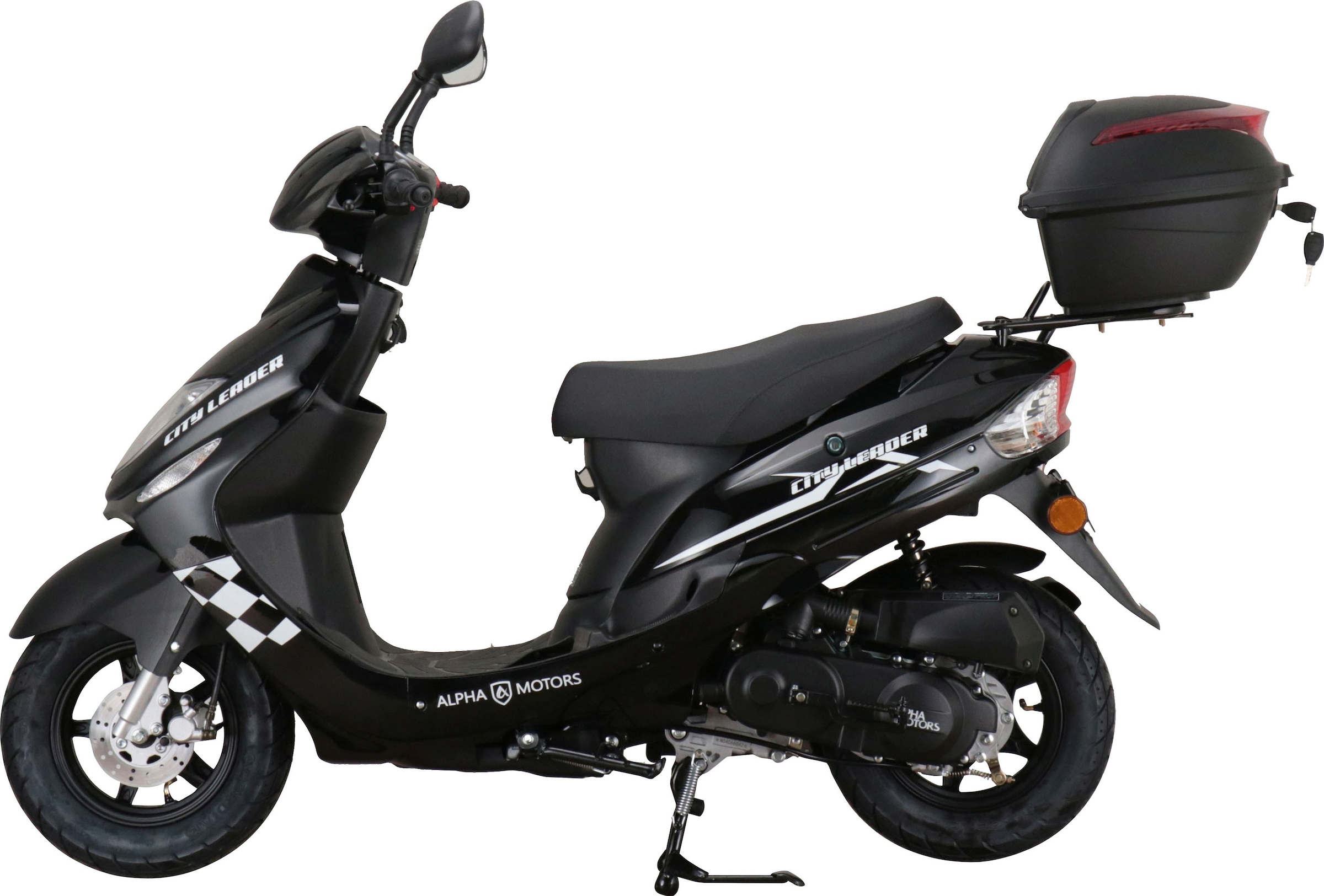 Alpha Motors Motorroller »CityLeader«, 50 cm³, 25 km/h, Euro 5, 2,72 PS, inkl. Topcase