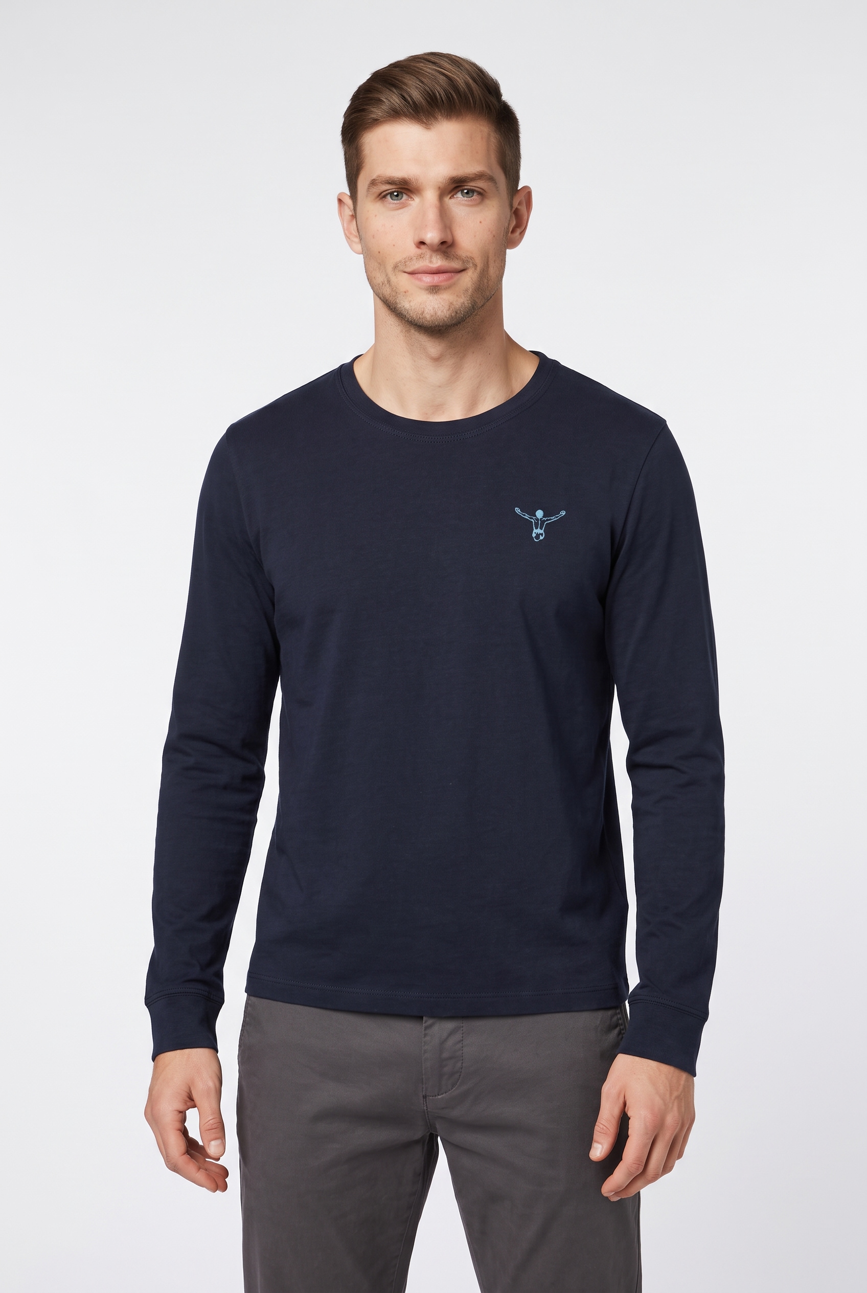 Chiemsee Langarmshirt »T-Shirt, Regular Fit« 2 2er-Pack, Langarm-Design, mit Rundhalsausschnitt, aus Baumwolle