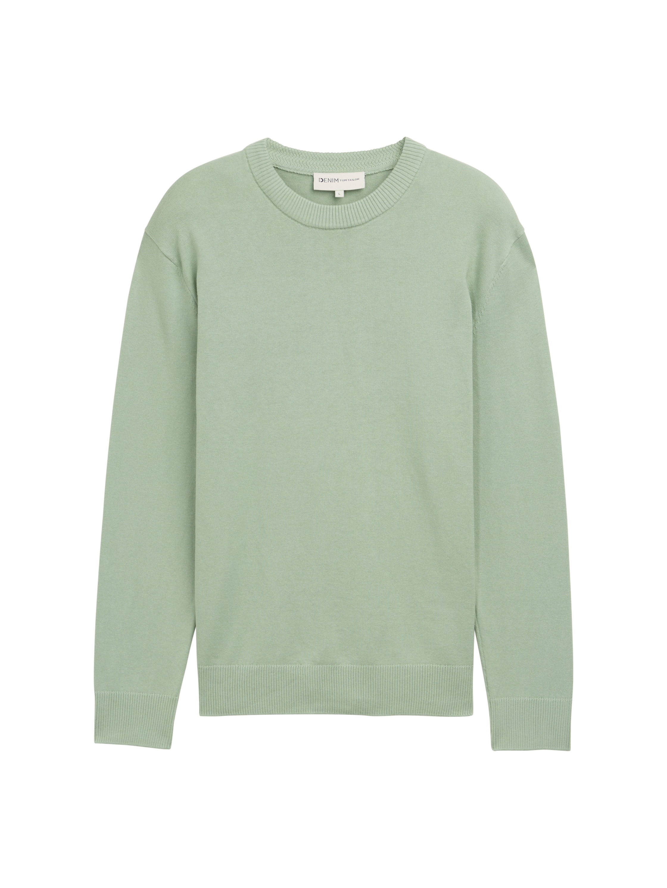 TOM TAILOR Denim Strickpullover, in melierter Optik