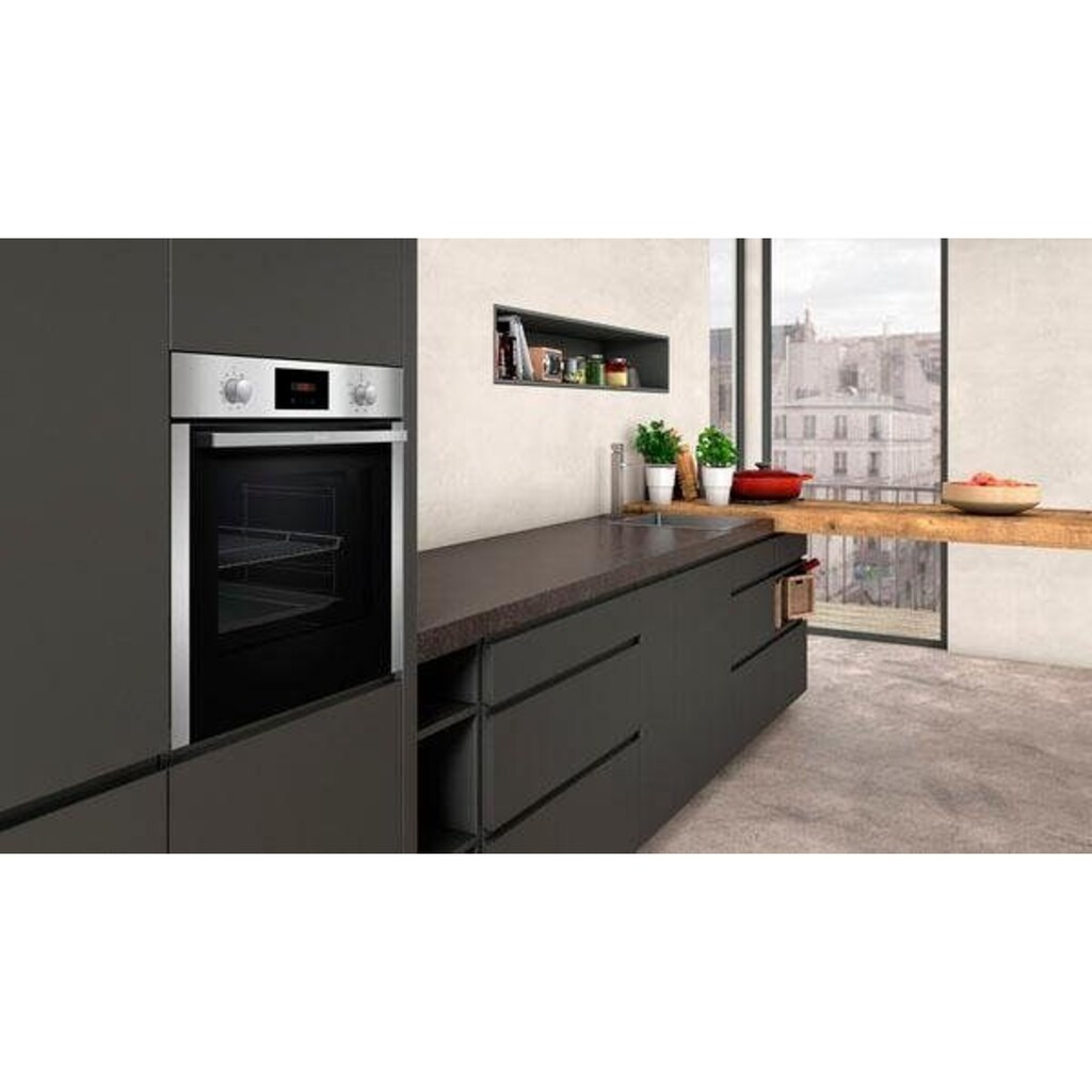 NEFF Backofen-Set »XB48P«, B2CCG6AN0, mit Teleskopauszug nachrüstbar, Pyrolyse-Selbstreinigung