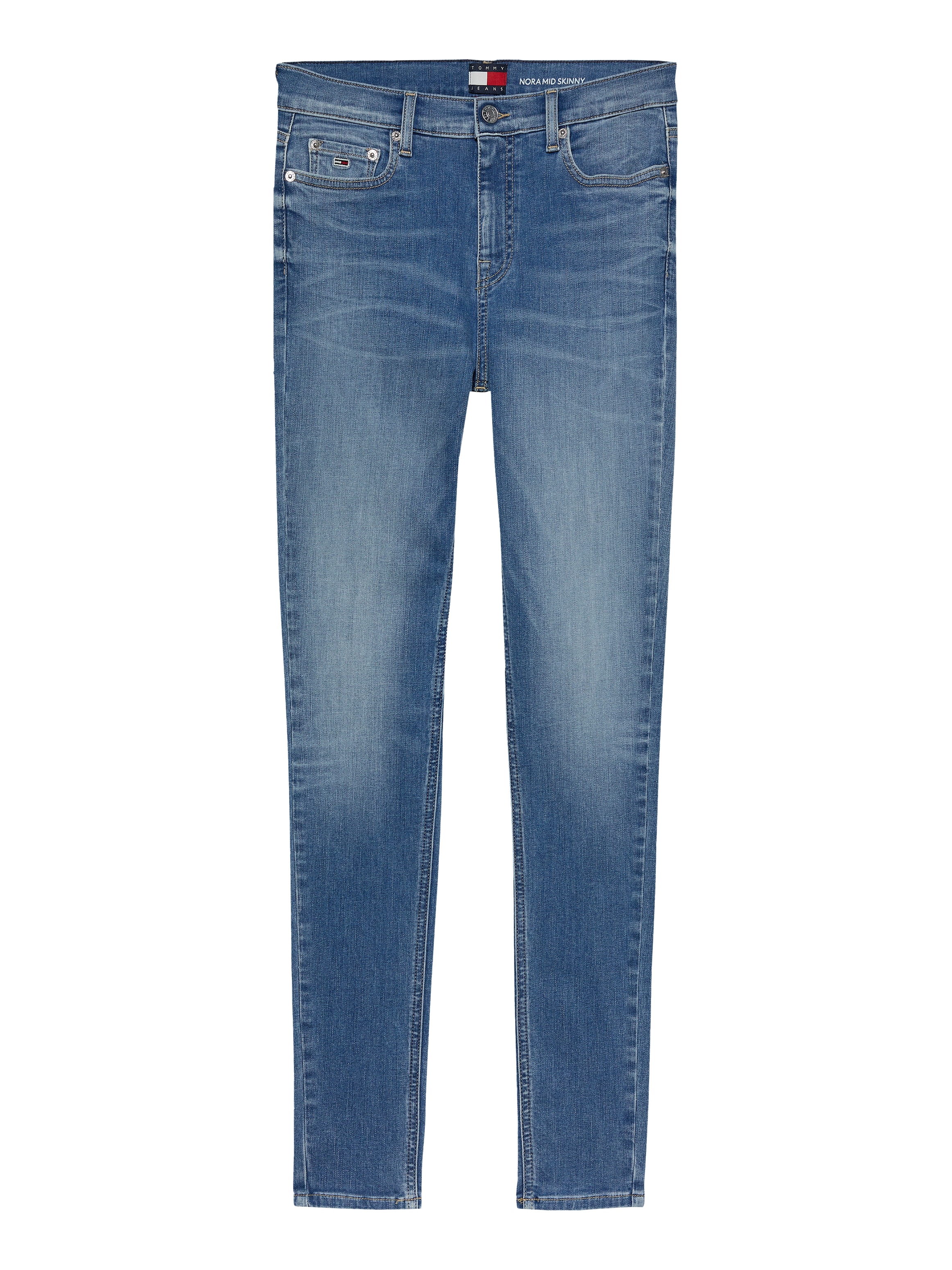 Tommy Jeans Skinny-fit-Jeans »NORA MR SKNY AH1280«, mit Logo-Badge
