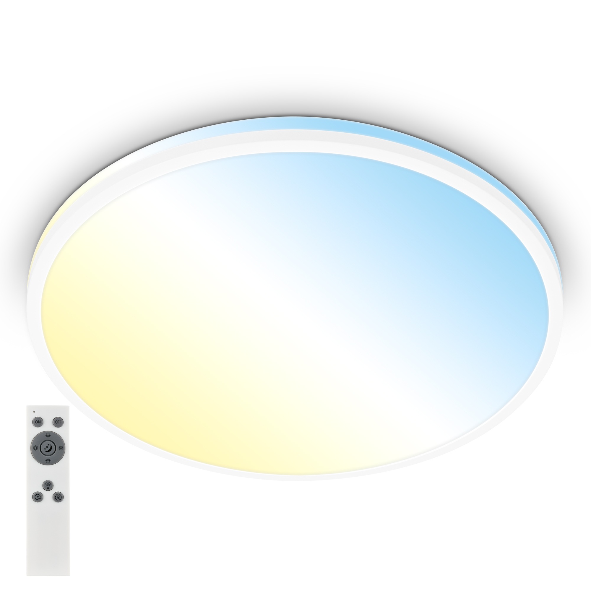 Briloner Leuchten LED Deckenleuchte »PULUP« mit Fernbedienung günstig online kaufen