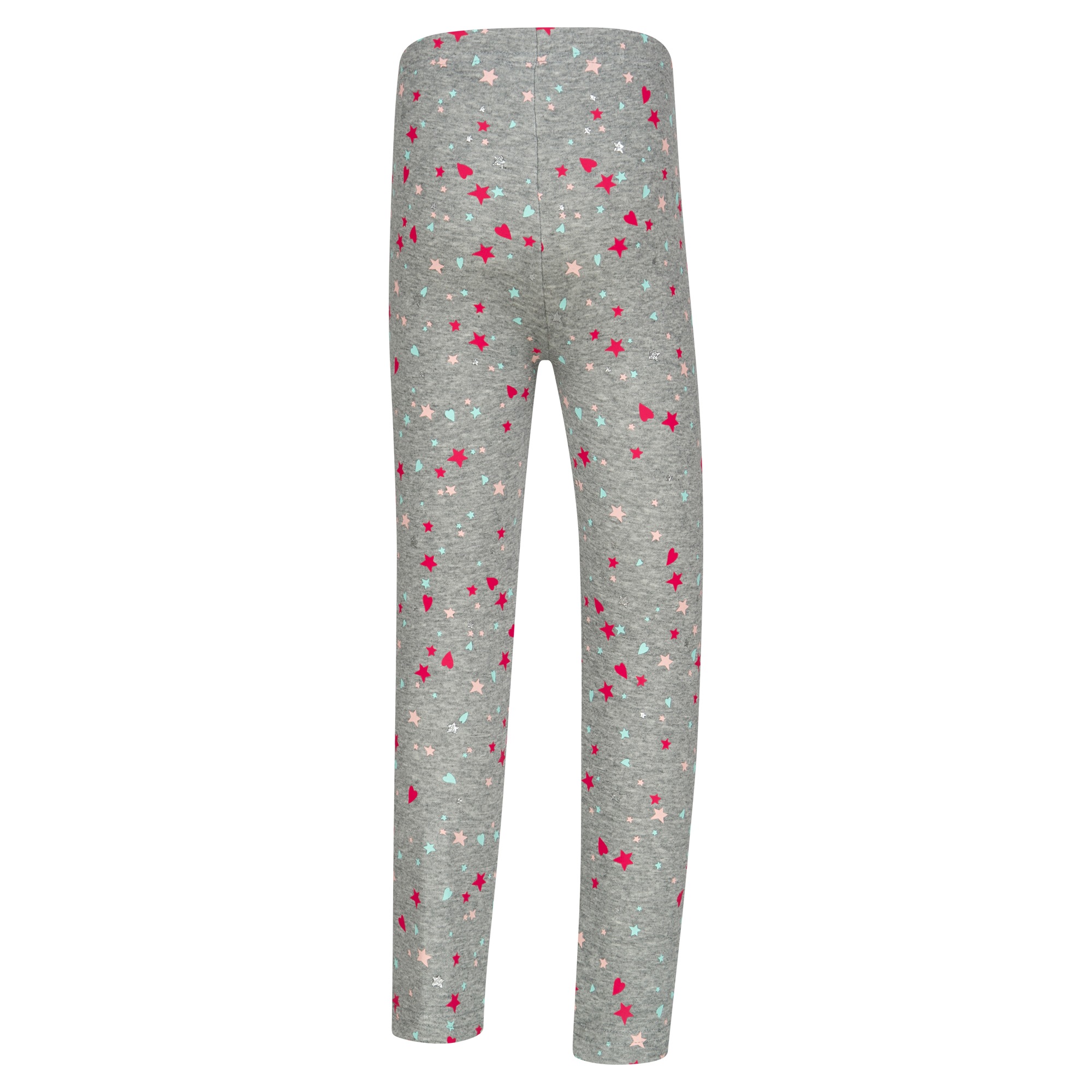 happy girls Sweatleggings  im tollen Sternen-Herzen-Alloverprint
